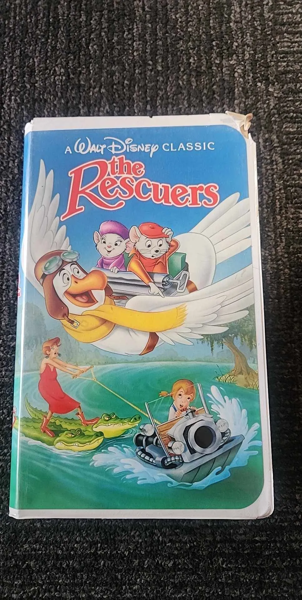 Product image for The Rescuers Disney VHS Black Diamond Collectable