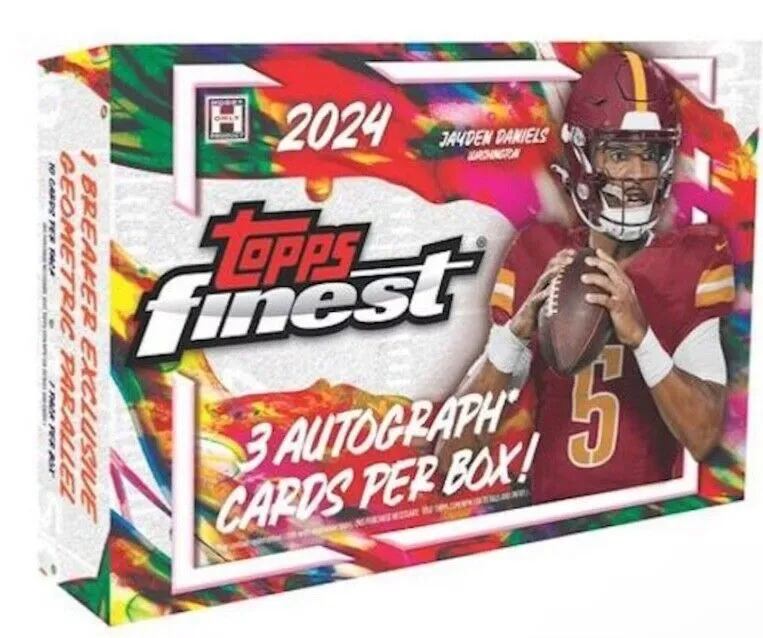 Product image for 2024 Topps Finest Football Breakers Delight Box