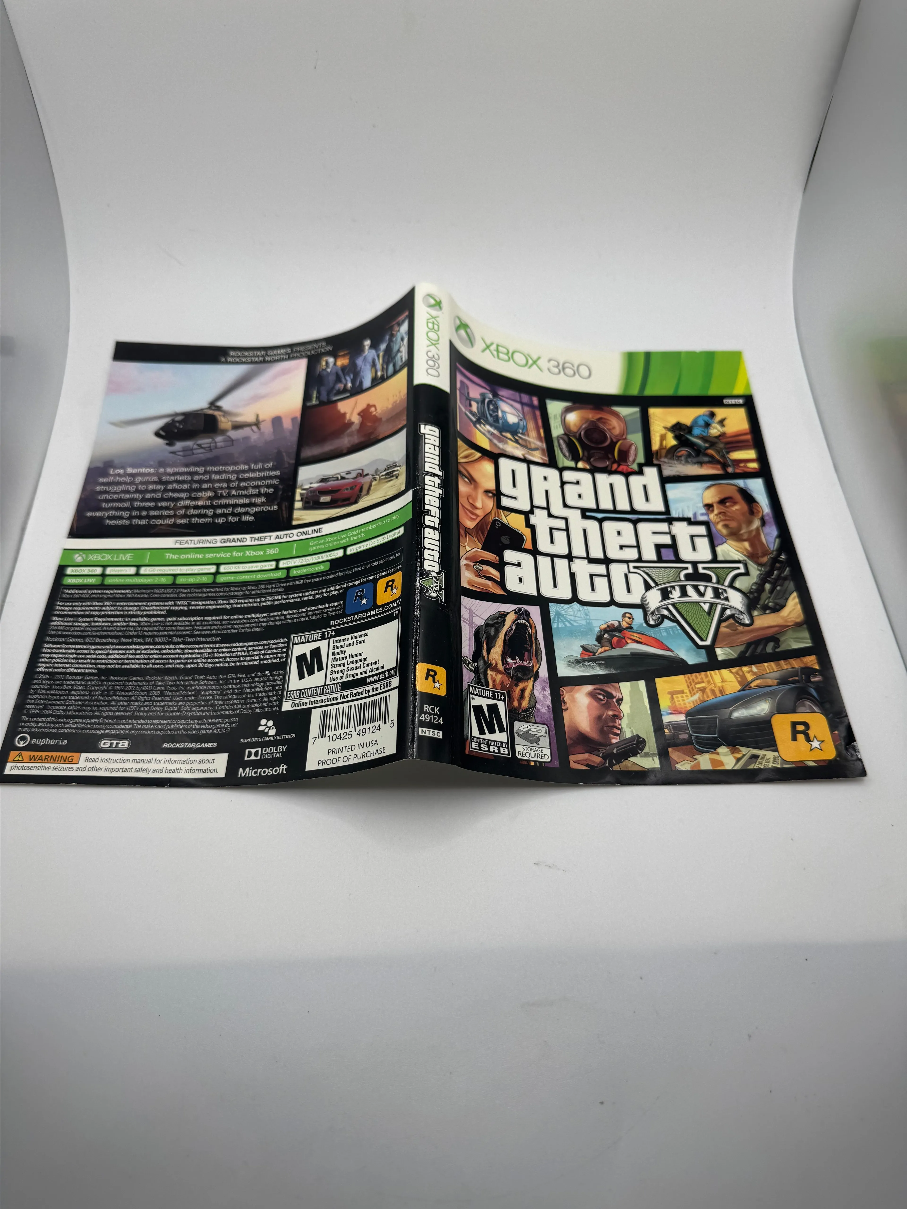 Product image for Cover Art - Xbox 360 - GTA V
