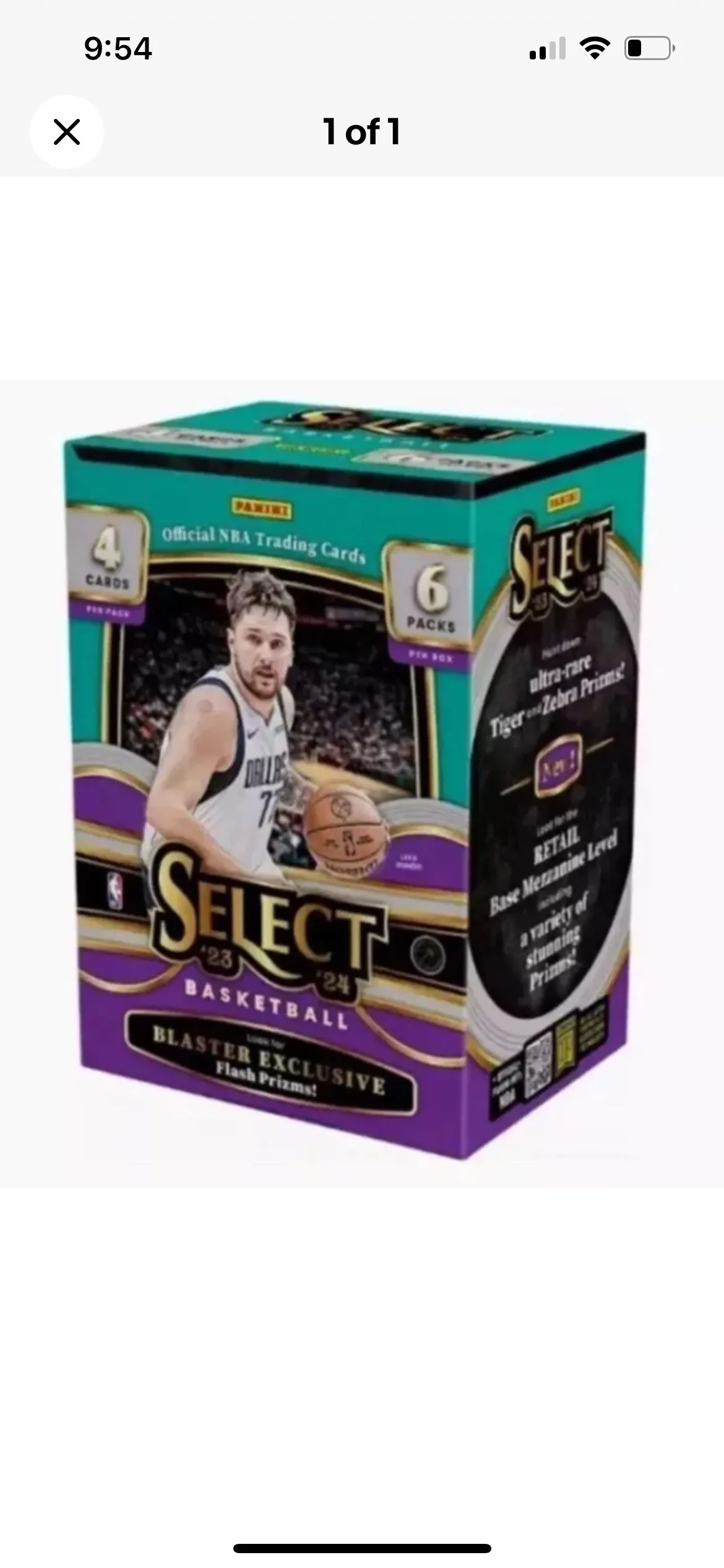 Product image for 2023-24 Select Basketball Blaster - 1 Box