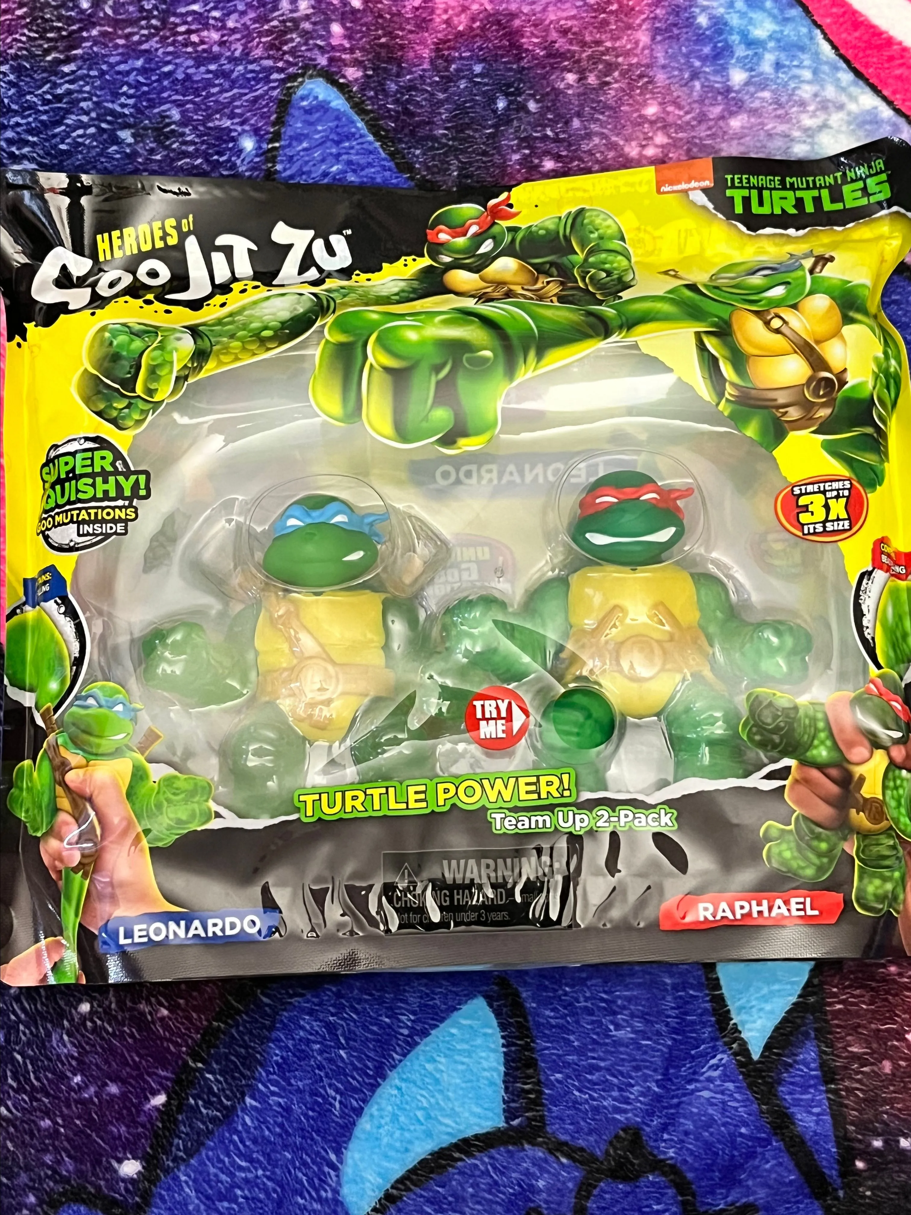 Product image for Heroes of Goo jit zu (TMNT) Turtle power team up 2-pack