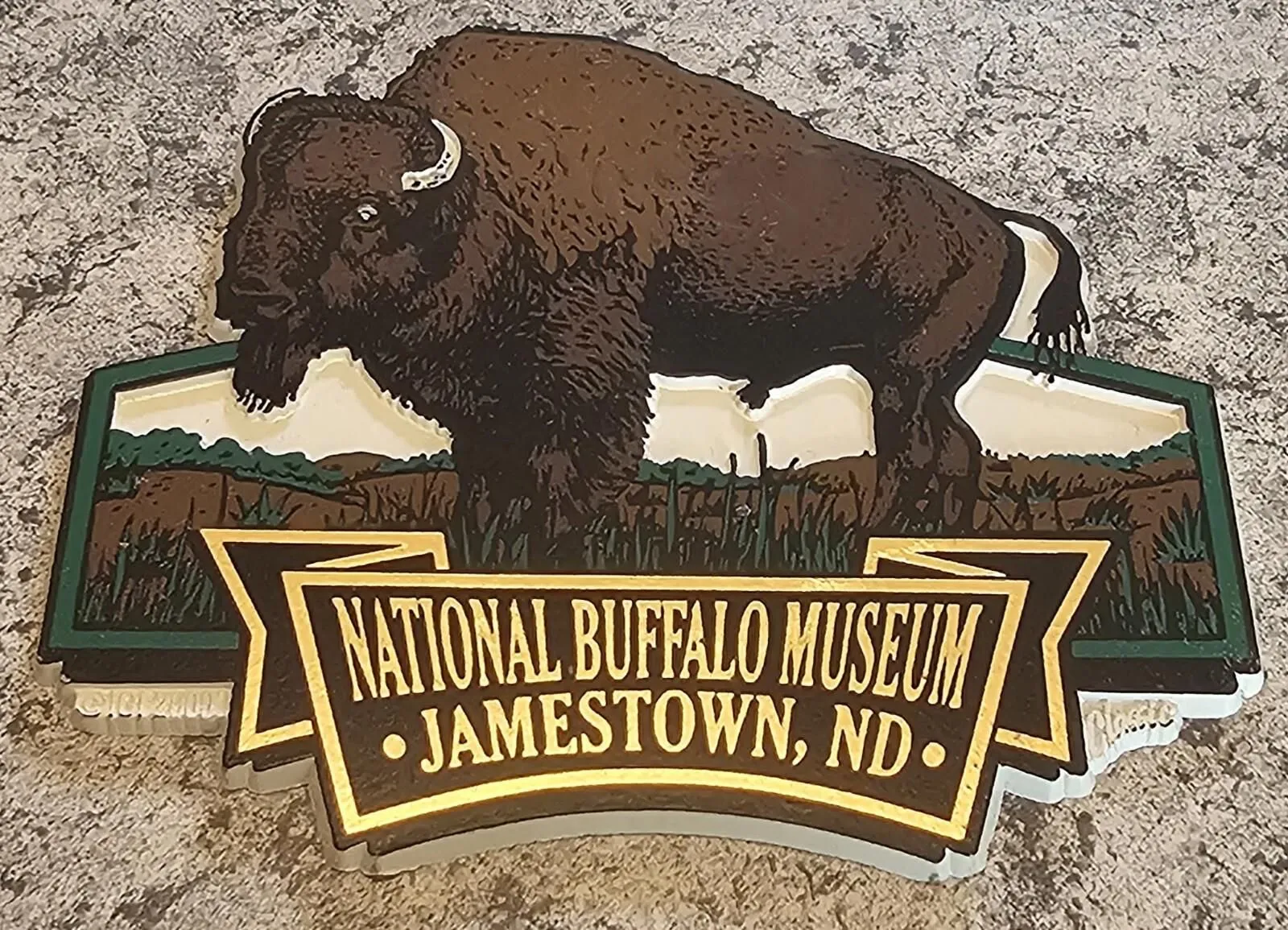Product image for National Buffalo Museum Jamestown, ND Refrigerator Magnet