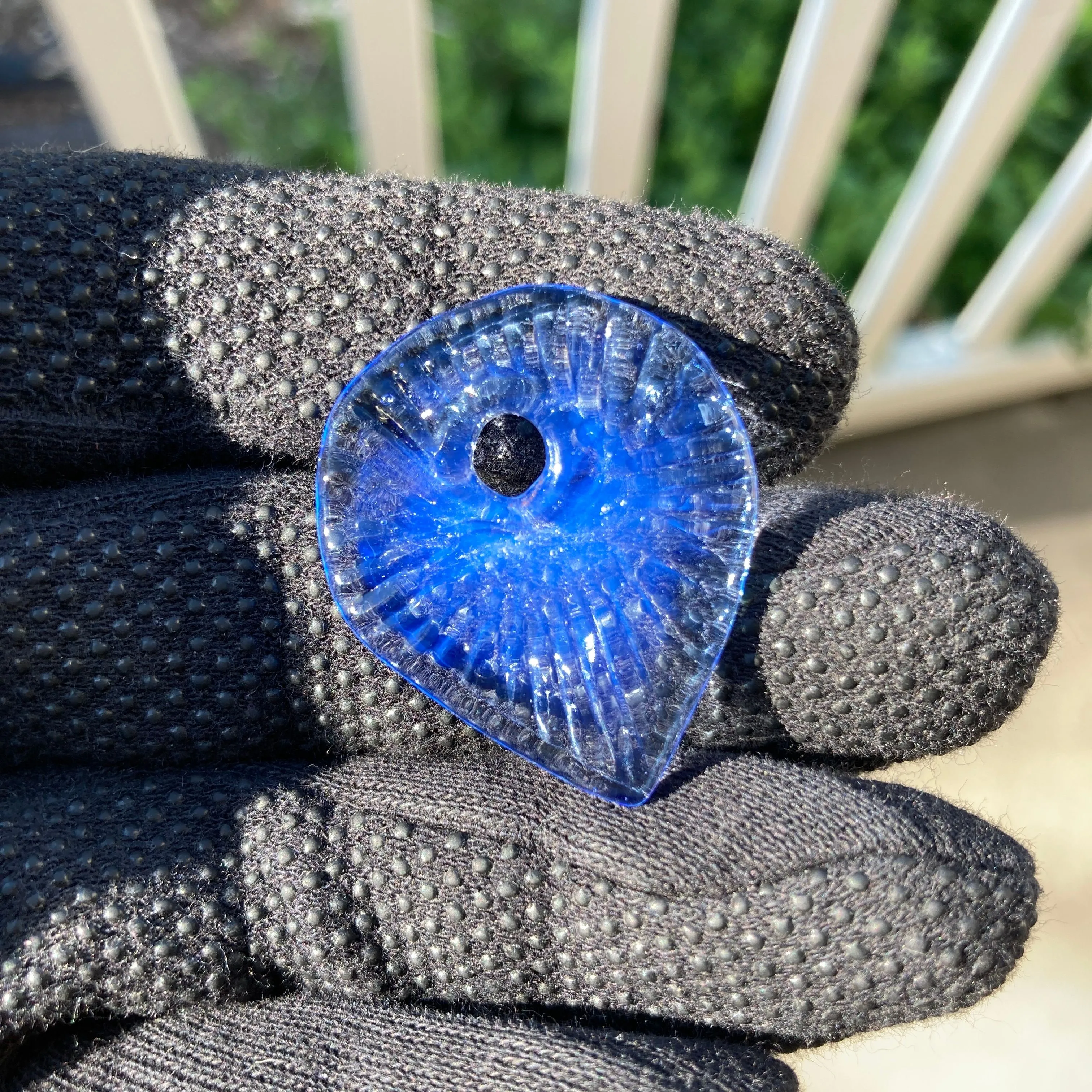 Product image for Blue glass picks