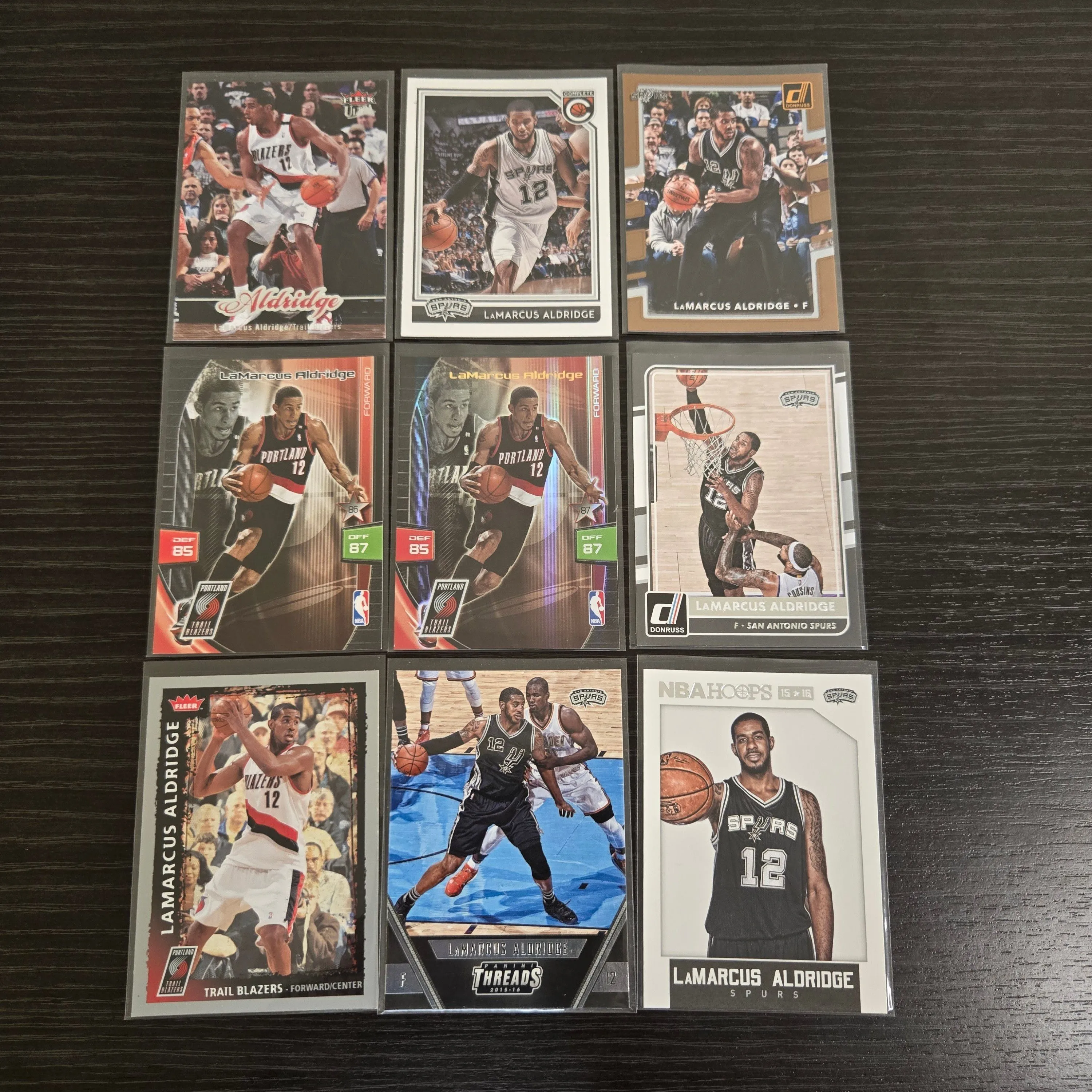 Product image for Lamarcus Aldridge Blazers Spurs NBA basketball cards 