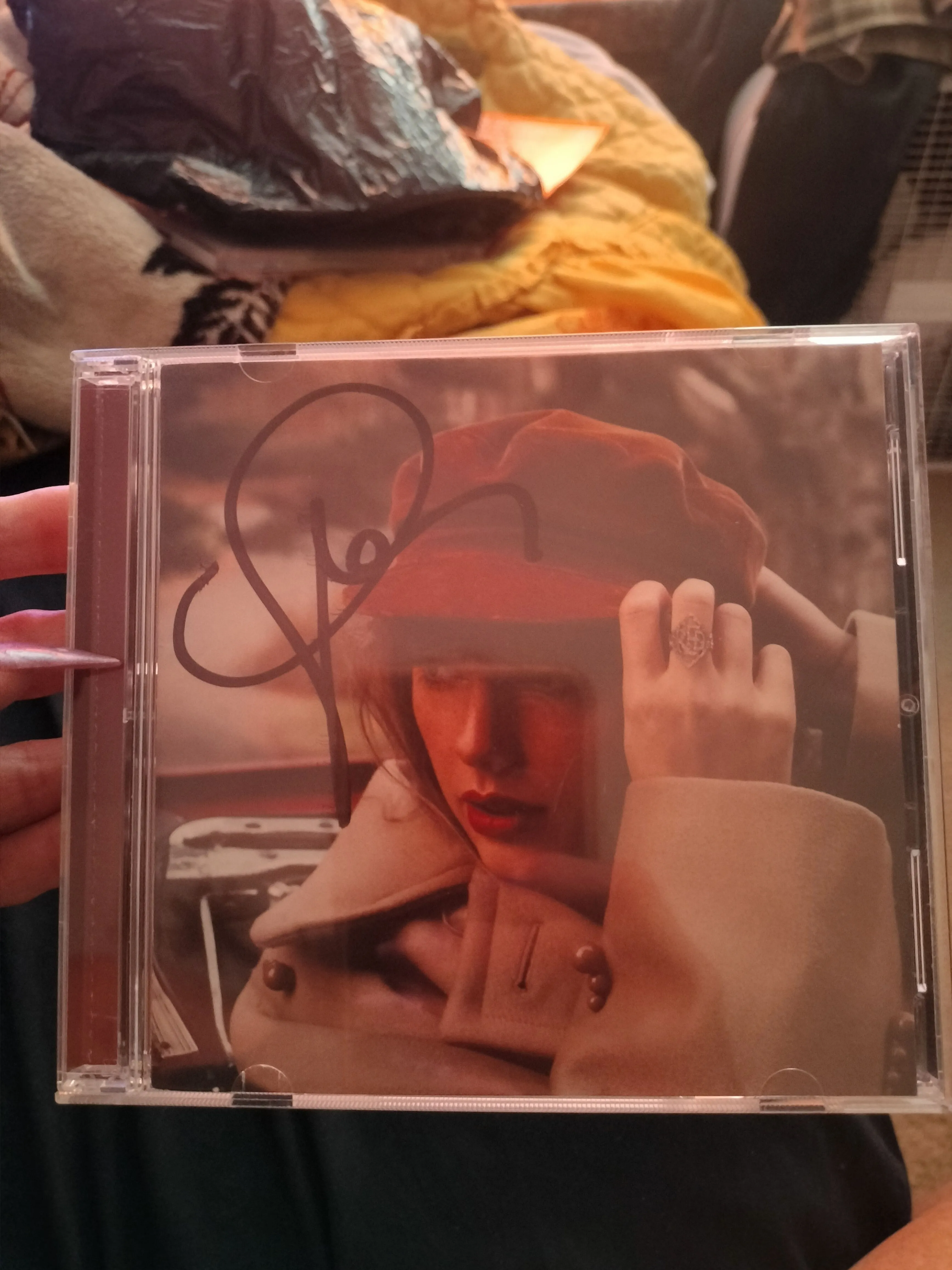 Product image for Taylor Swift autographed RED CD
