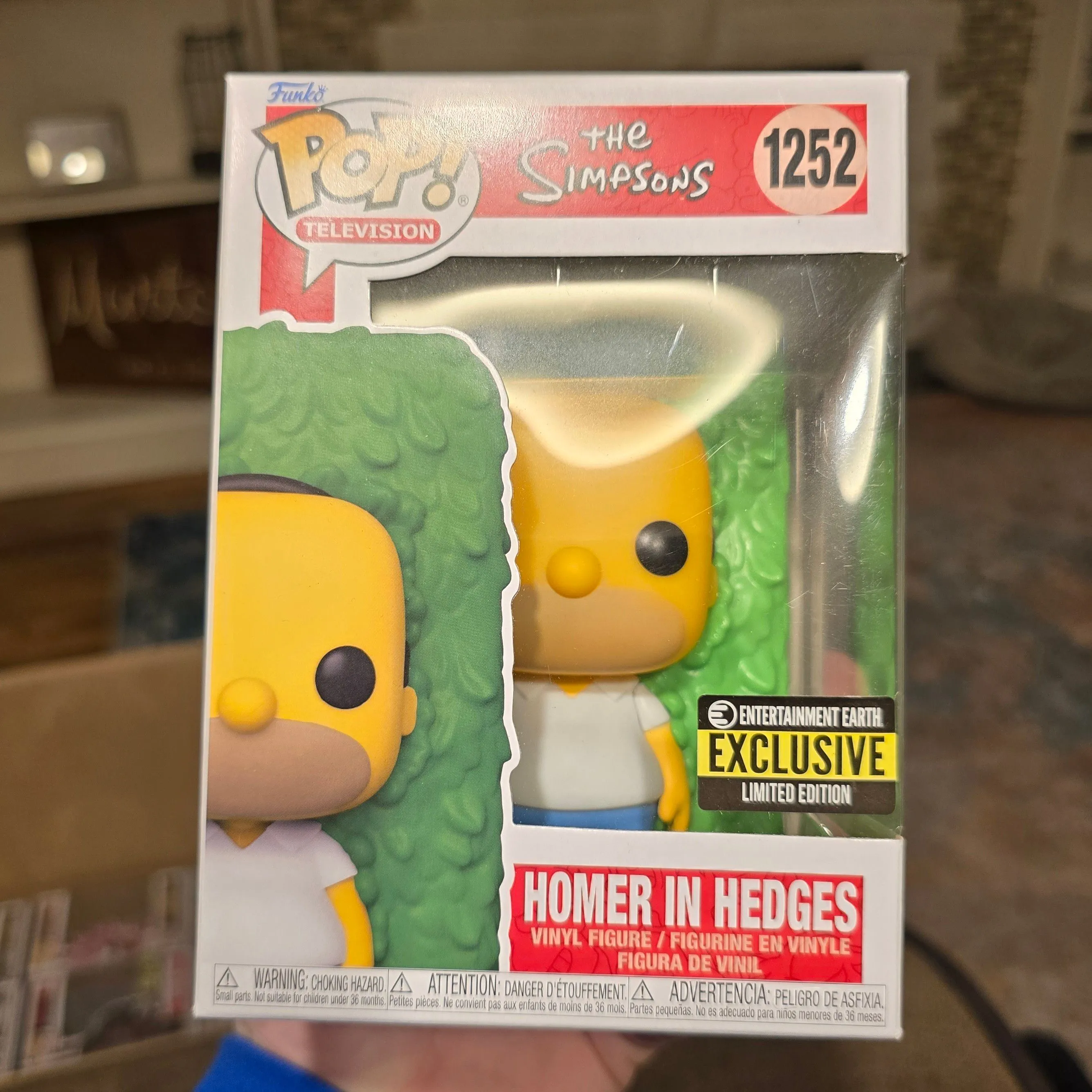 Product image for The Simpsons - Homer in Hedges  EE limited edition