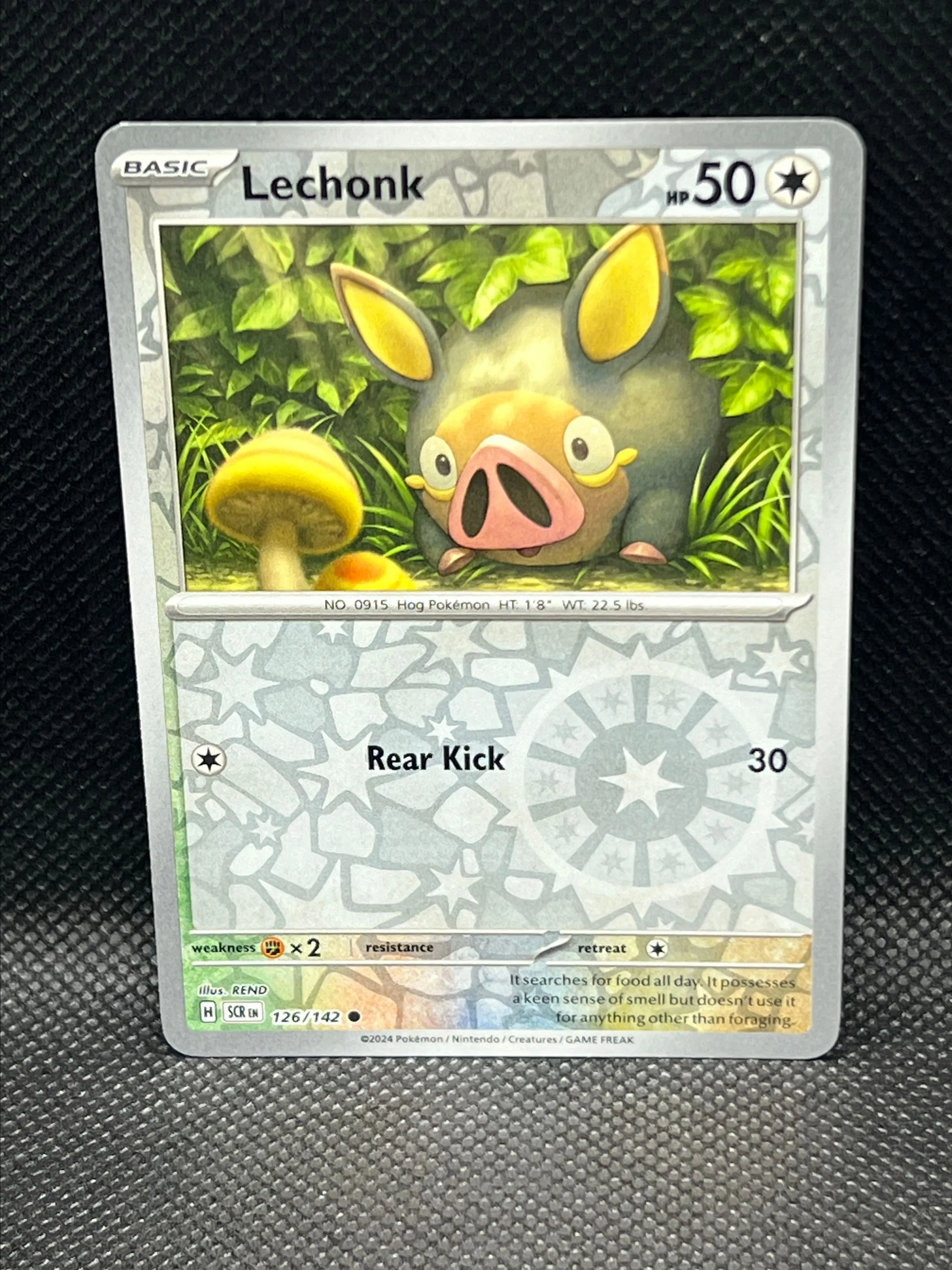 shiny lechonk pokemon card PSA 9 Lechonk #120 Ruler of the black flame SV3 Japanese Pokemon card –  GorillaTCG main image 0