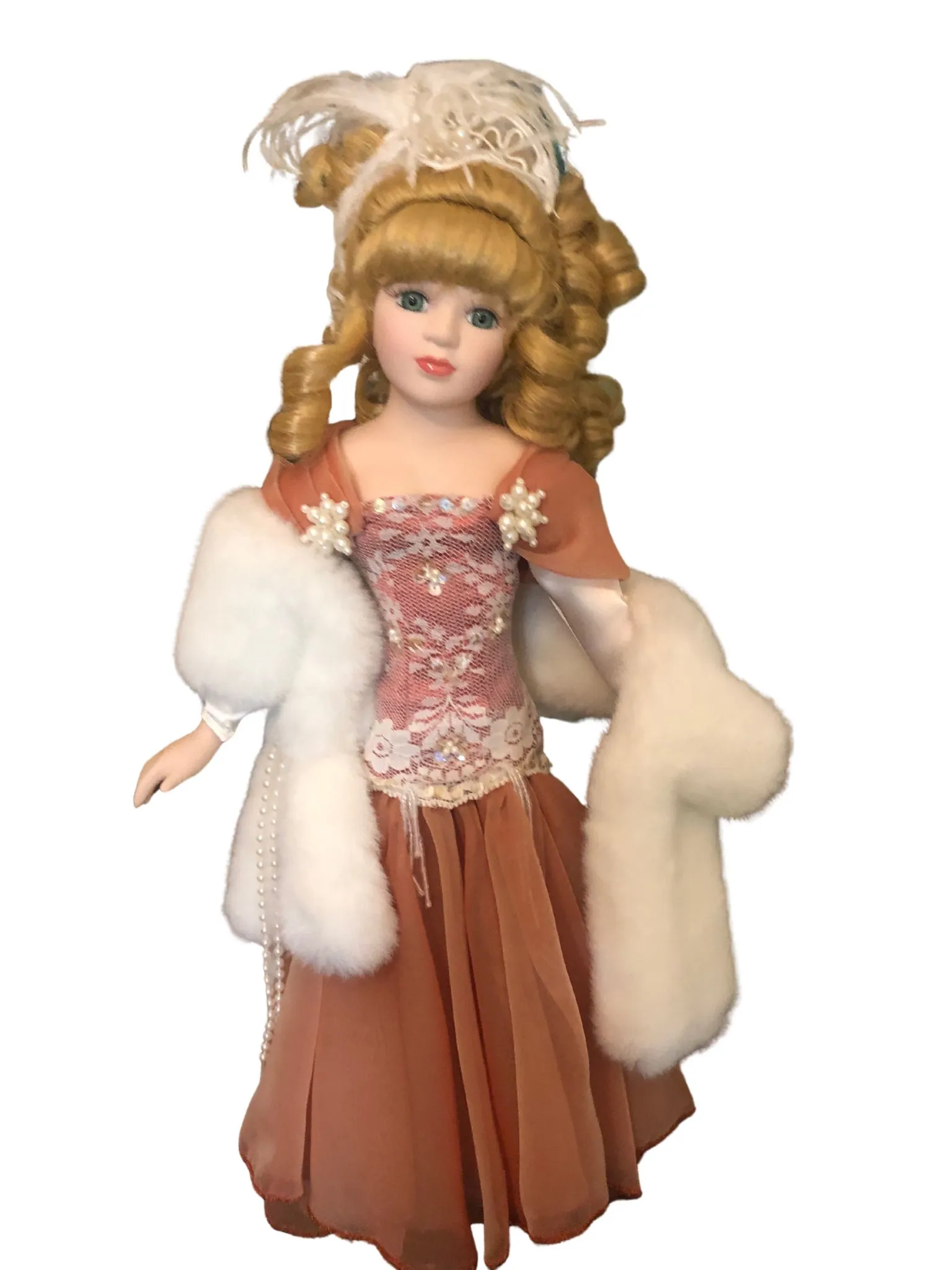 Vintage Tatiana Petrova Porcelain Doll, Orient Express Collection