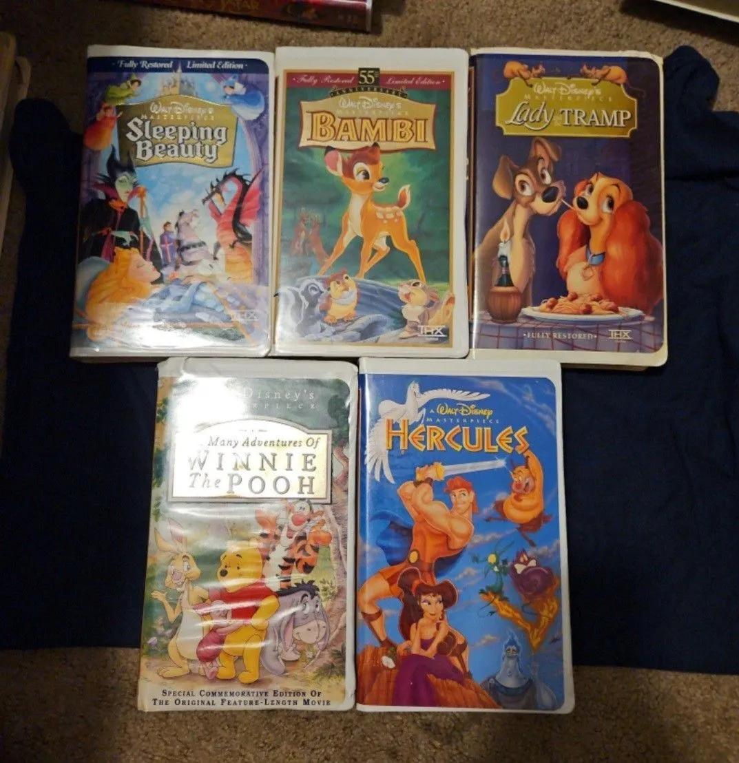 Product image for Disney Masterpiece VHS tapes
