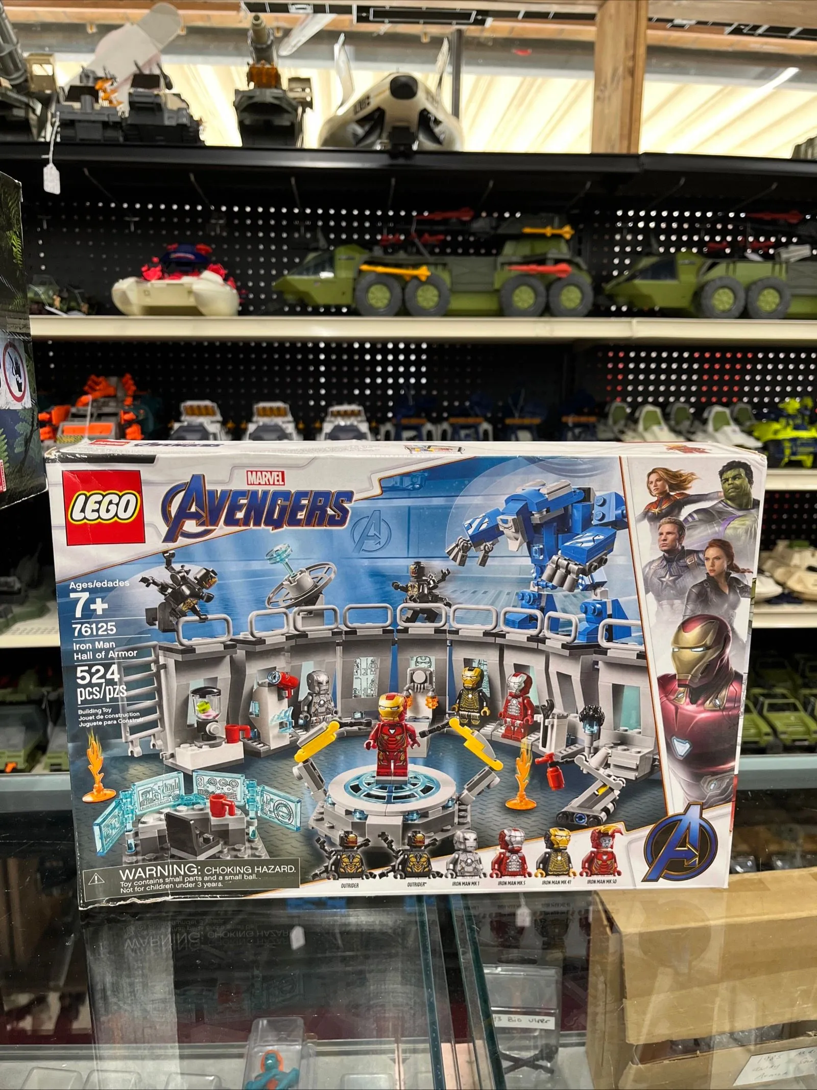 Product image for Hot Hot LEGO Marvel AVENGERS 76125 Iron Man Hall Armor 6x Legendary Minifigures