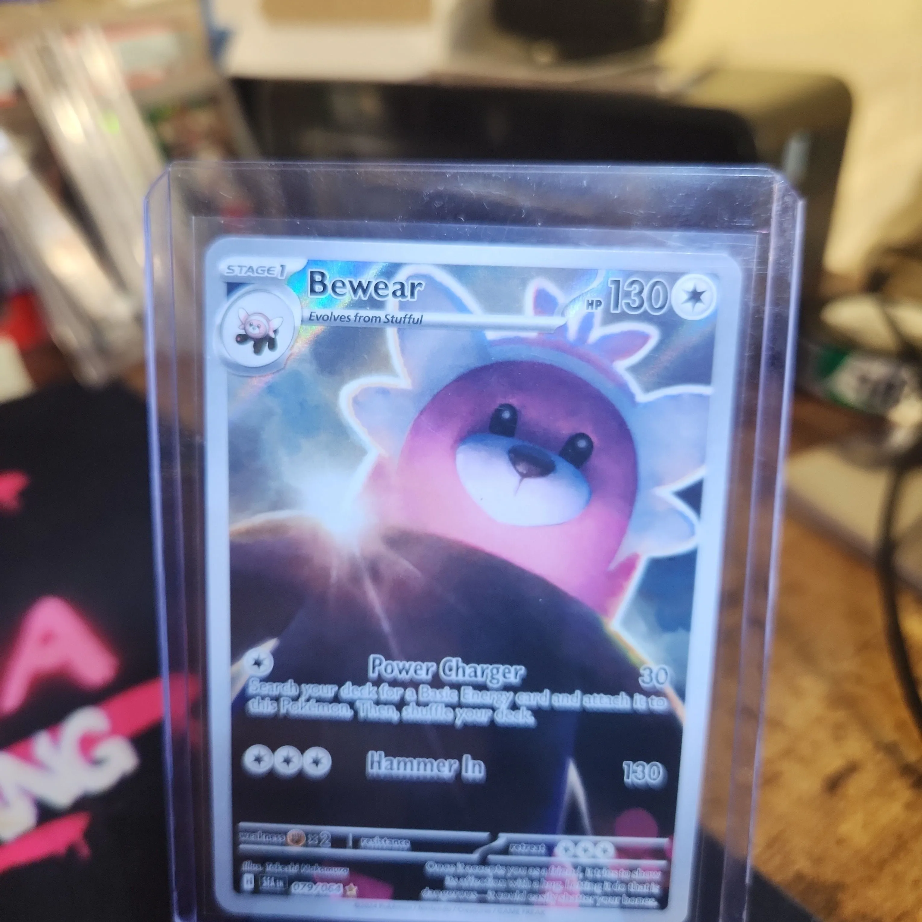 is bewear a rare pokemon card Pokemon Card Sun & Moon 112/149 Bewear Reverse Holo Rare *MINT* –  Brokenvase Games