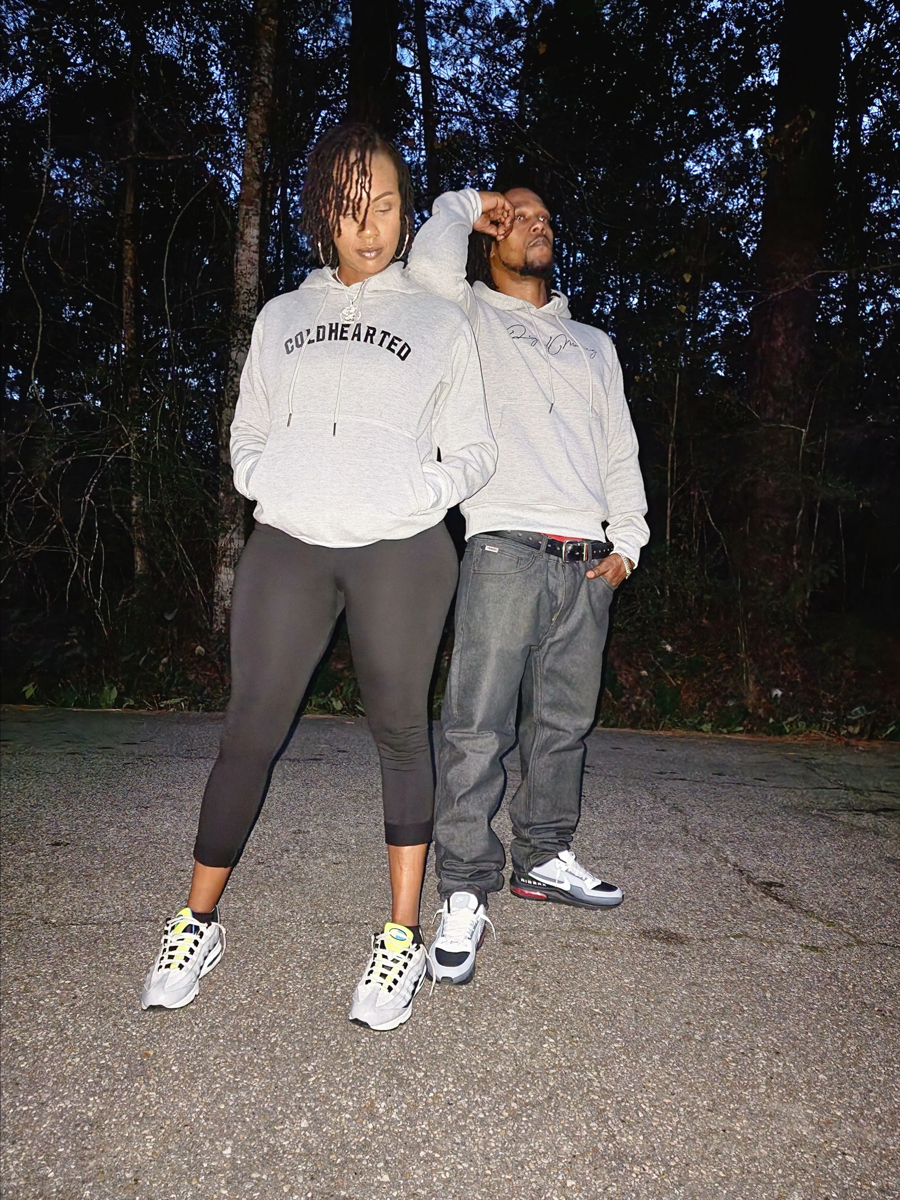 Product image for Grey Cold Hearted University Hoodie "From Nothin 2 Somethin"