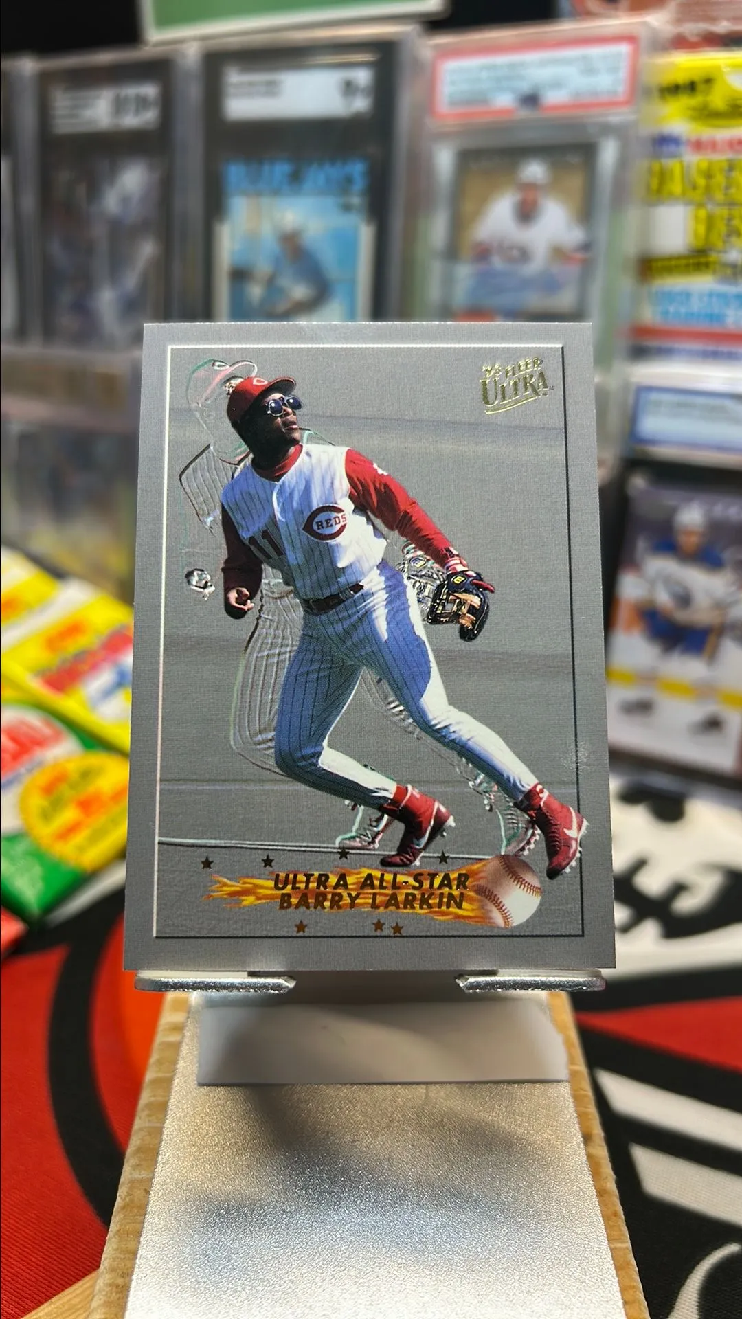 Product image for 1993 Fleer Ultra All-Star Barry Larkin #4 Cincinnati Reds