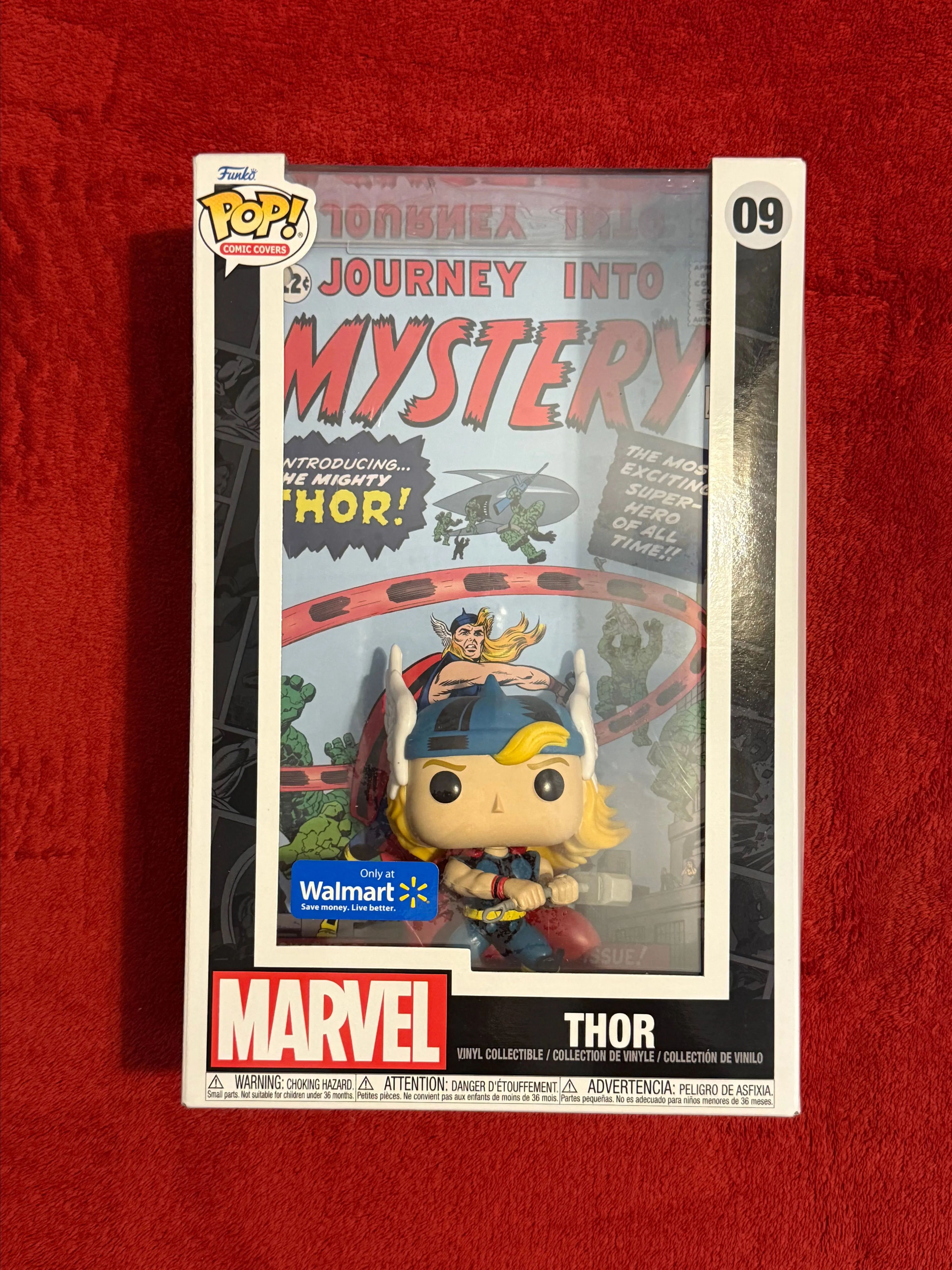 Product image for Funko Pop! Comic Book Cover with Case: Marvel - Thor - Walmart (Exclusive) #09