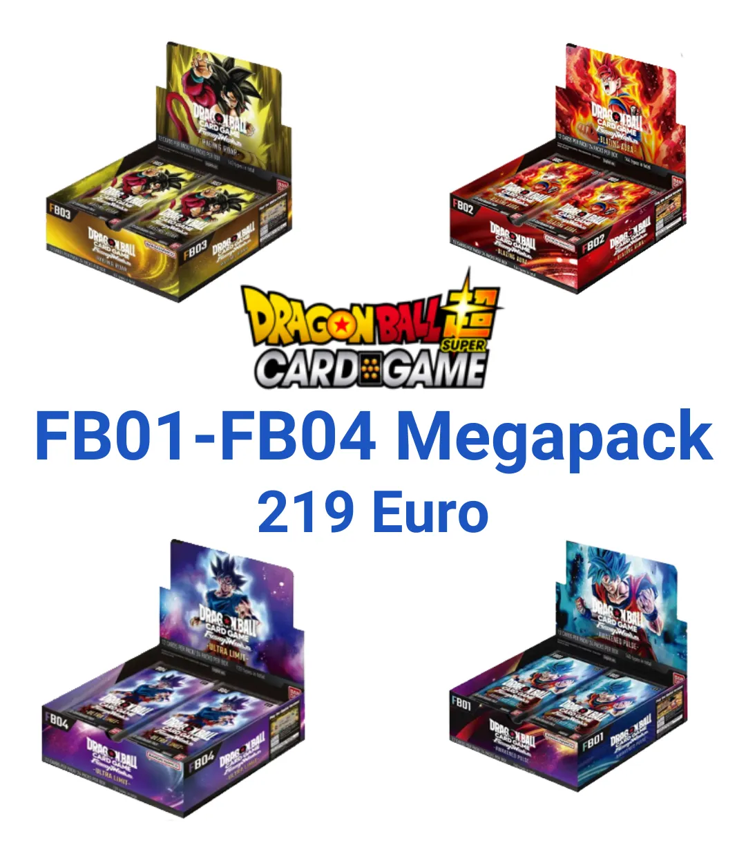 Produktbild für Dragonball FB01-FB04 Megapack 