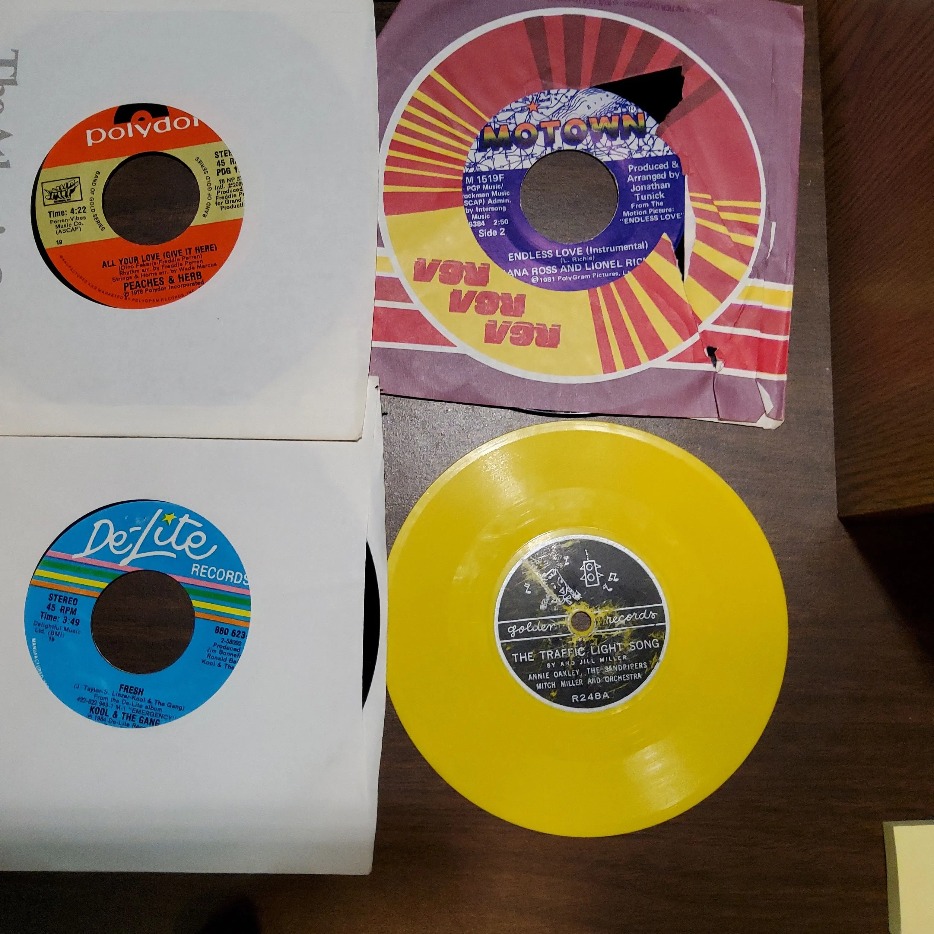 Product image for 45s (3 for $5) Various condition  lot 1