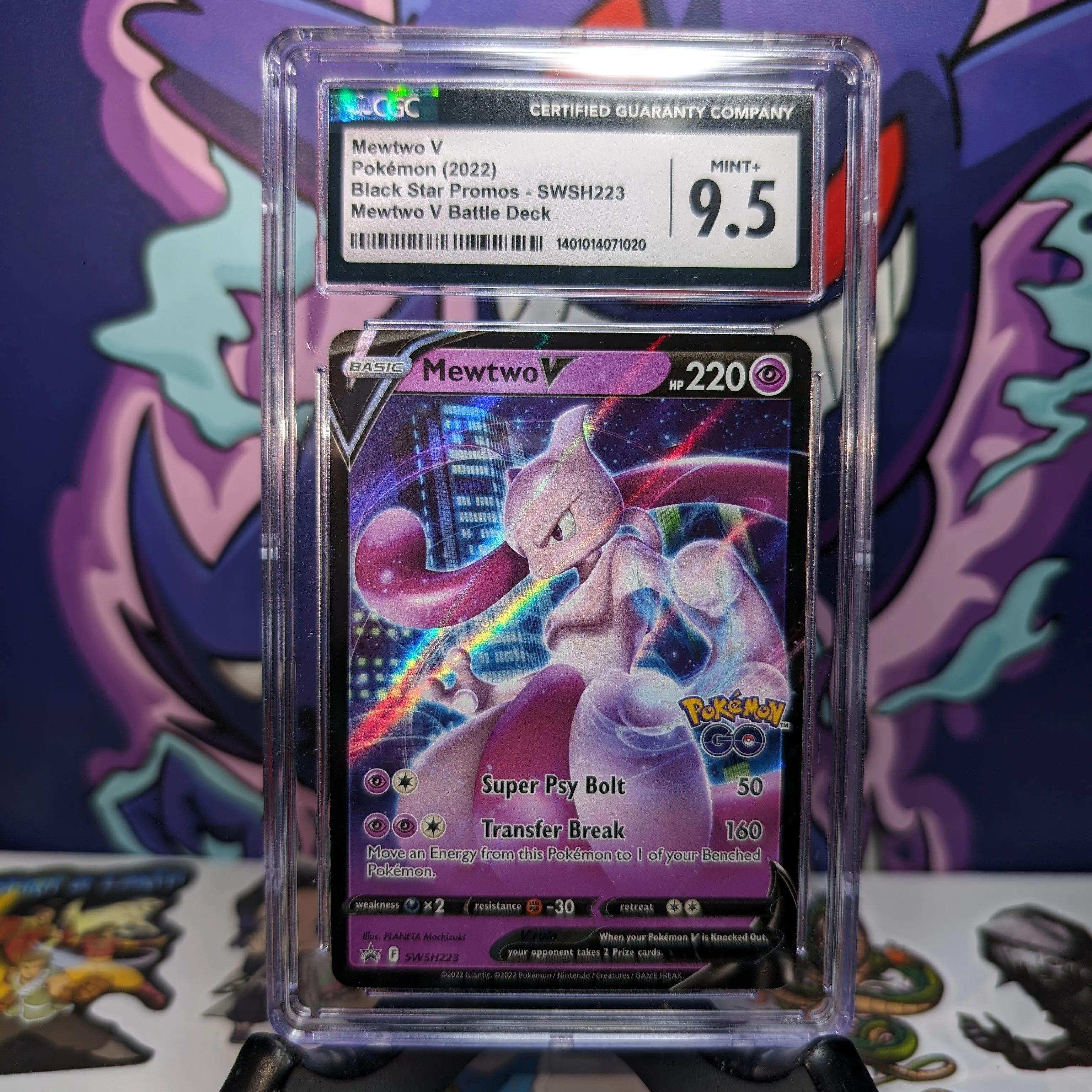pokemon mewtwo v card Amazon.com: Mewtwo V 030/078 - Pokemon Go main image 1