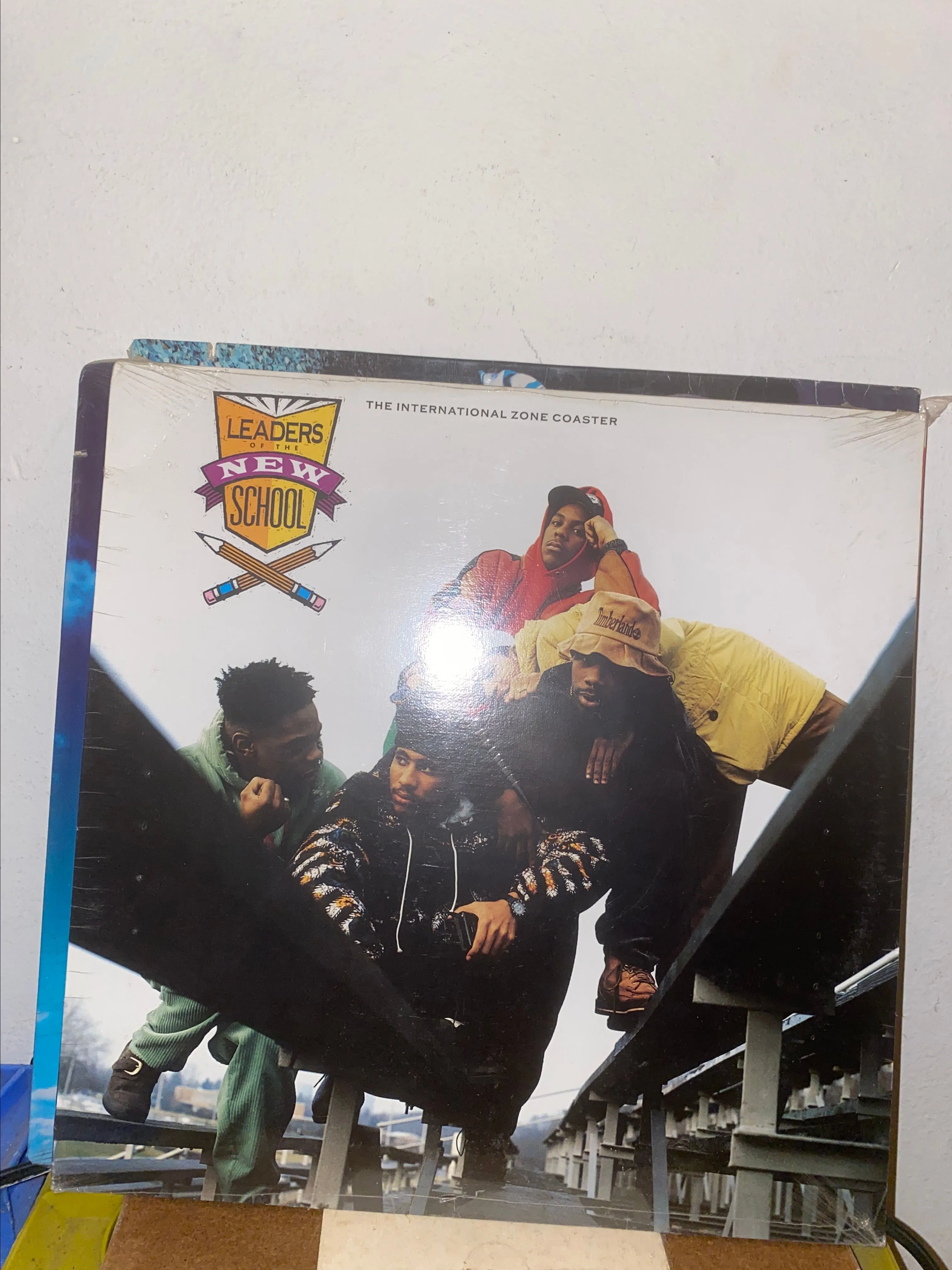 Product image for Leaders Of The New School - The International Zone Coaster (12") Media: Mint (M)  Sleeve: Very Good