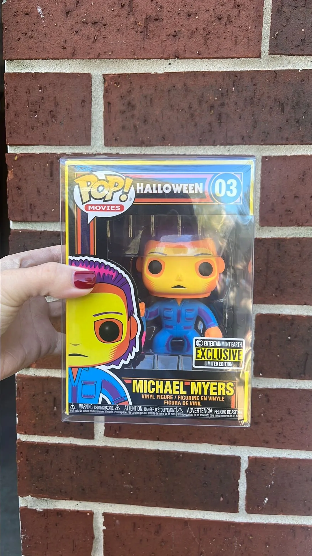 Product image for SIGNED BLACKLIGHT MICHAEL MYERS DOUGLAS TAIT