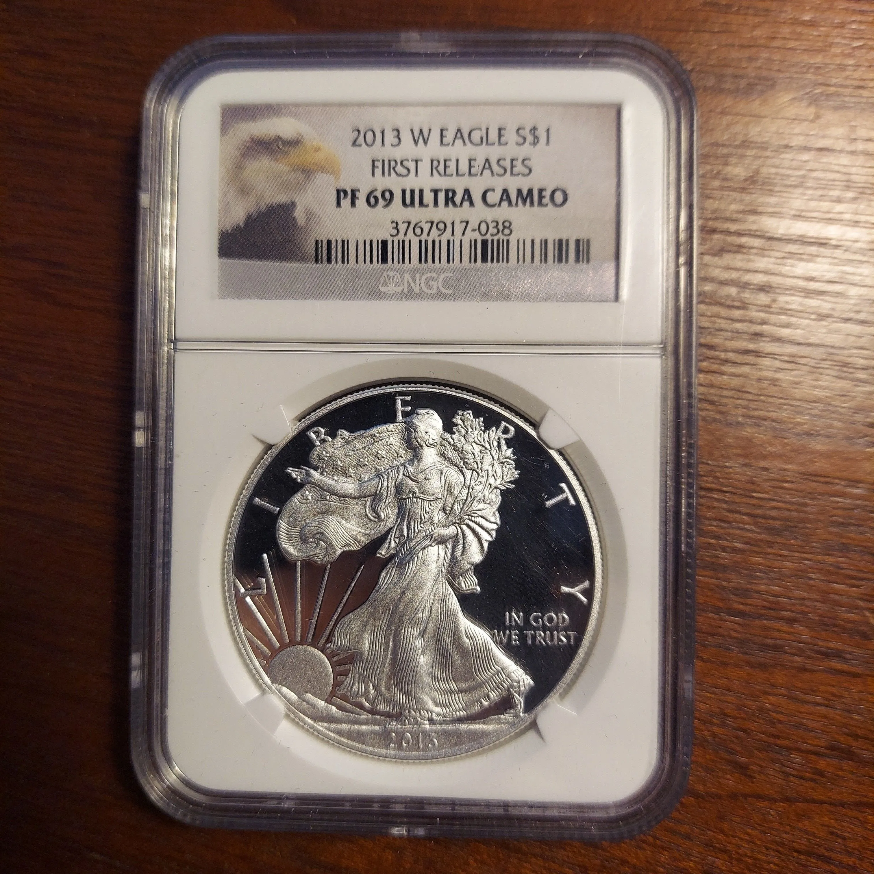 Product image for 2013-W Proof Silver Eagle  NGC PF69 Ultra Cameo
