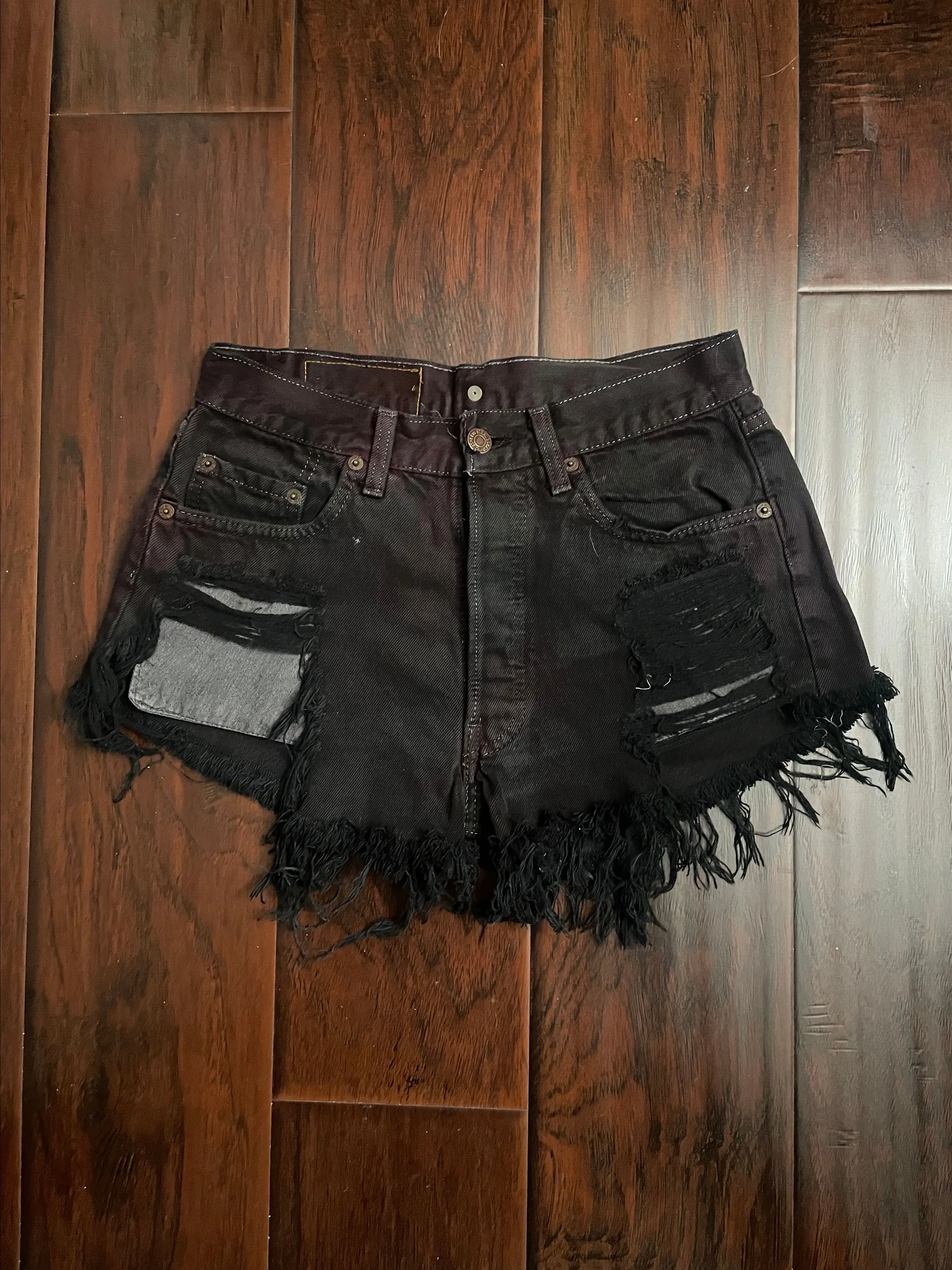 Product image for Levi's 505 denim black shorts