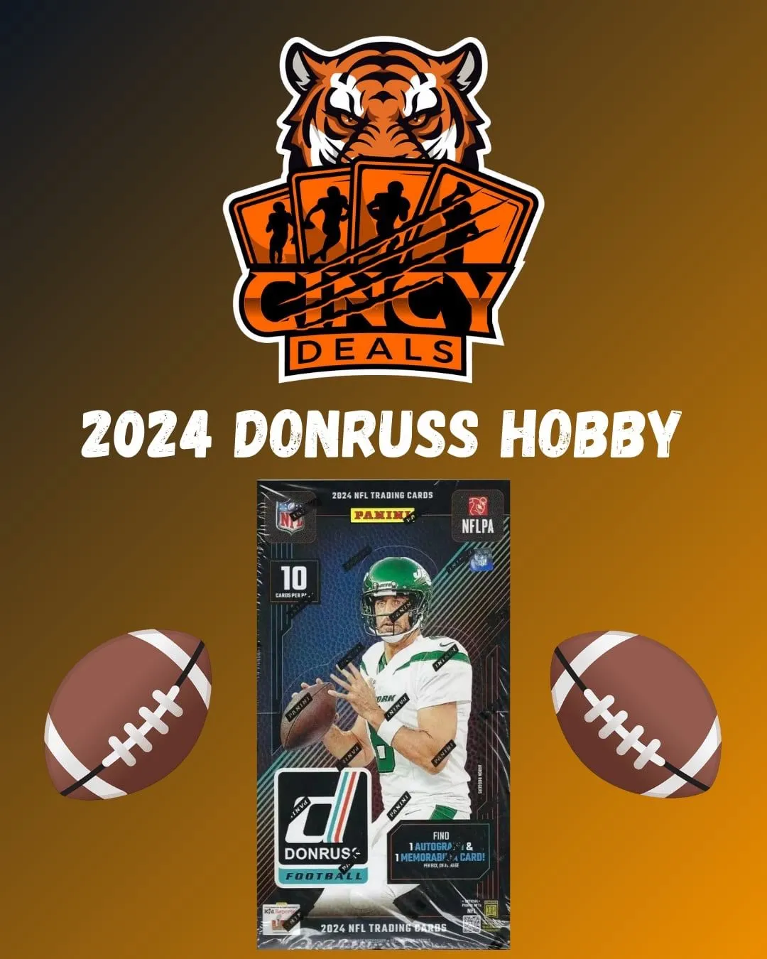 Product image for 2024 Donruss Football Hobby Box.