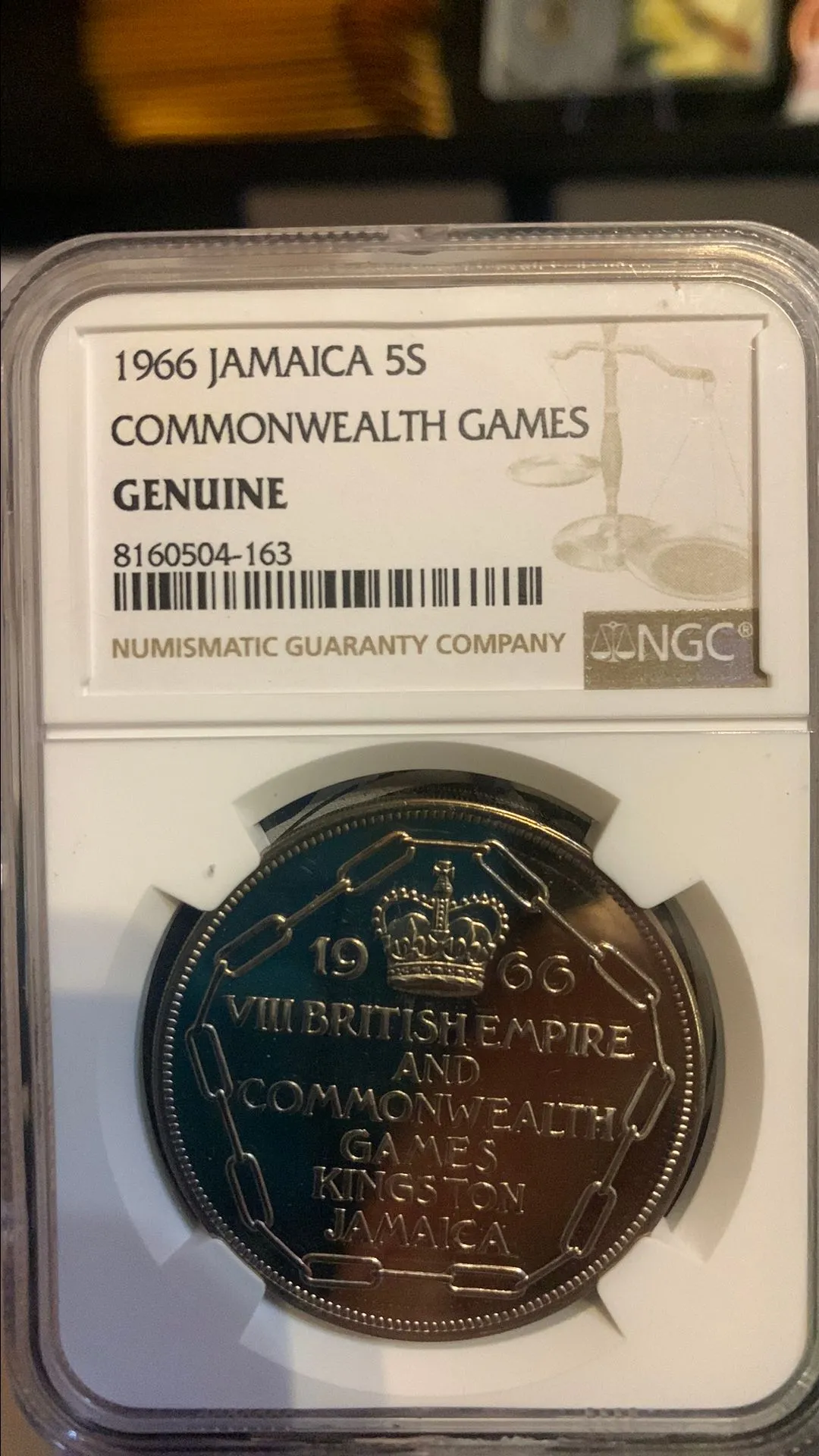 Product image for 1966 Jamaica 5s