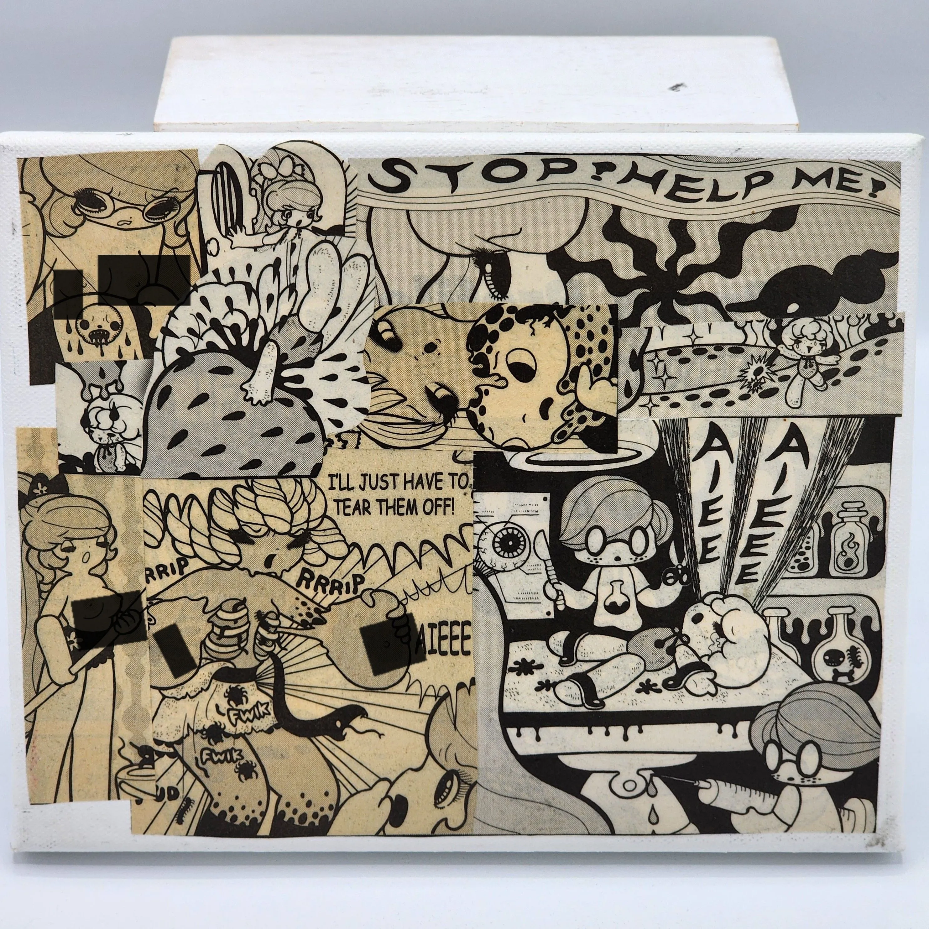 Product image for 8x10 collage bw Cinderella pulp 