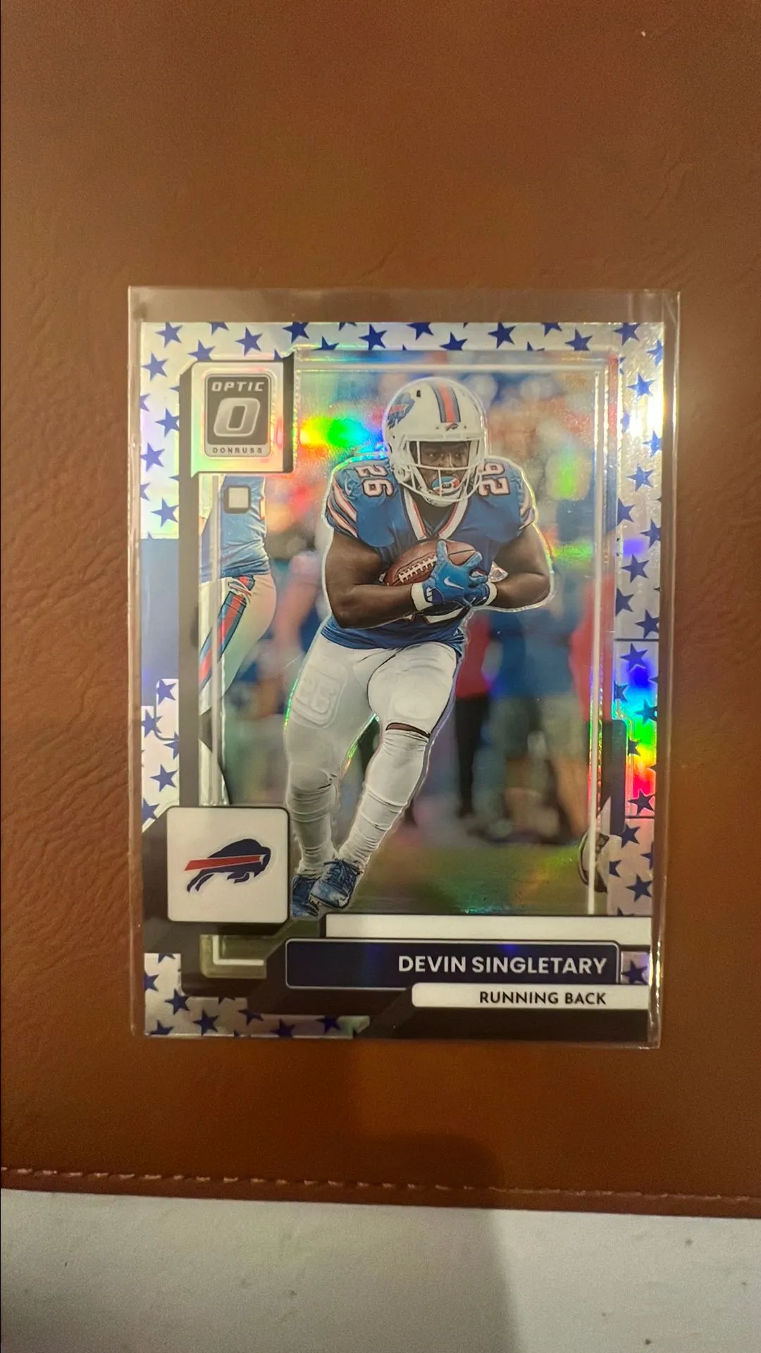 Product image for Devin Singletary - DONRUSS OPTIC BLUE STARS - BILLS