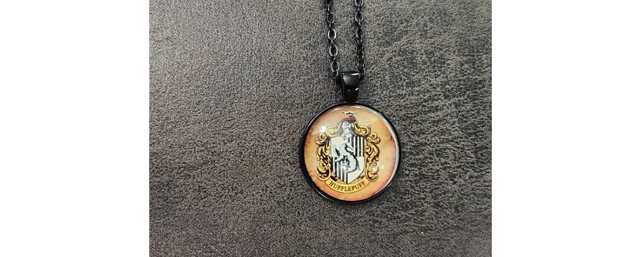 Product image for Black Harry Potter Hufflepuff Necklace