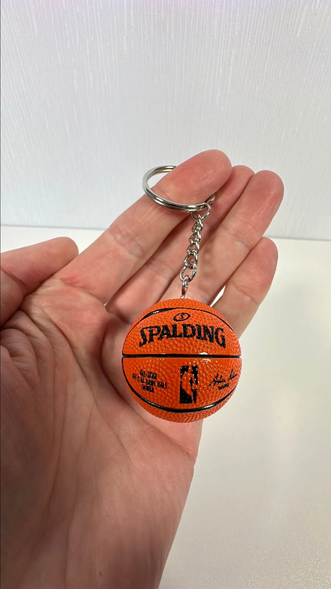 Product image for NBA Spalding Mini Basketball Keyring Key Chain NEW