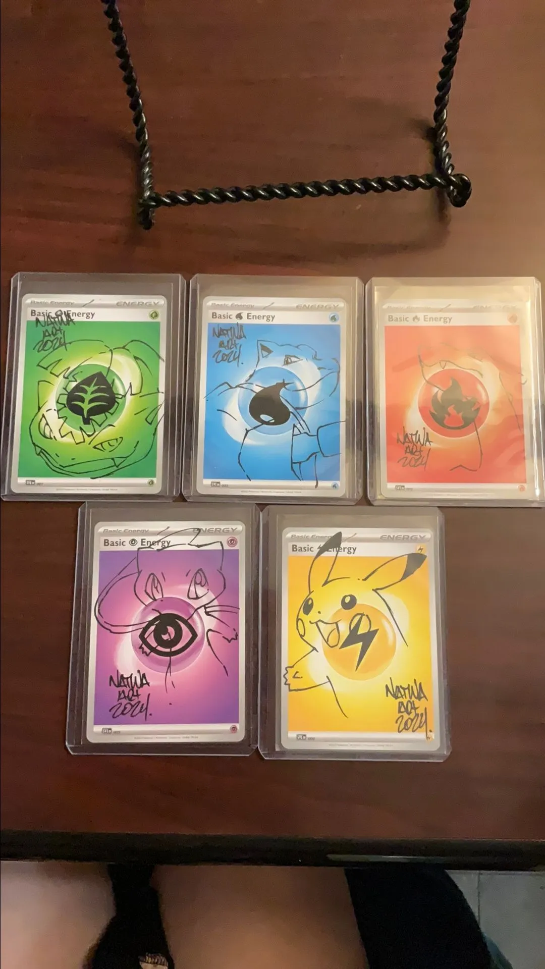 Product image for Remarked & Signed Pokémon cards w/ COA