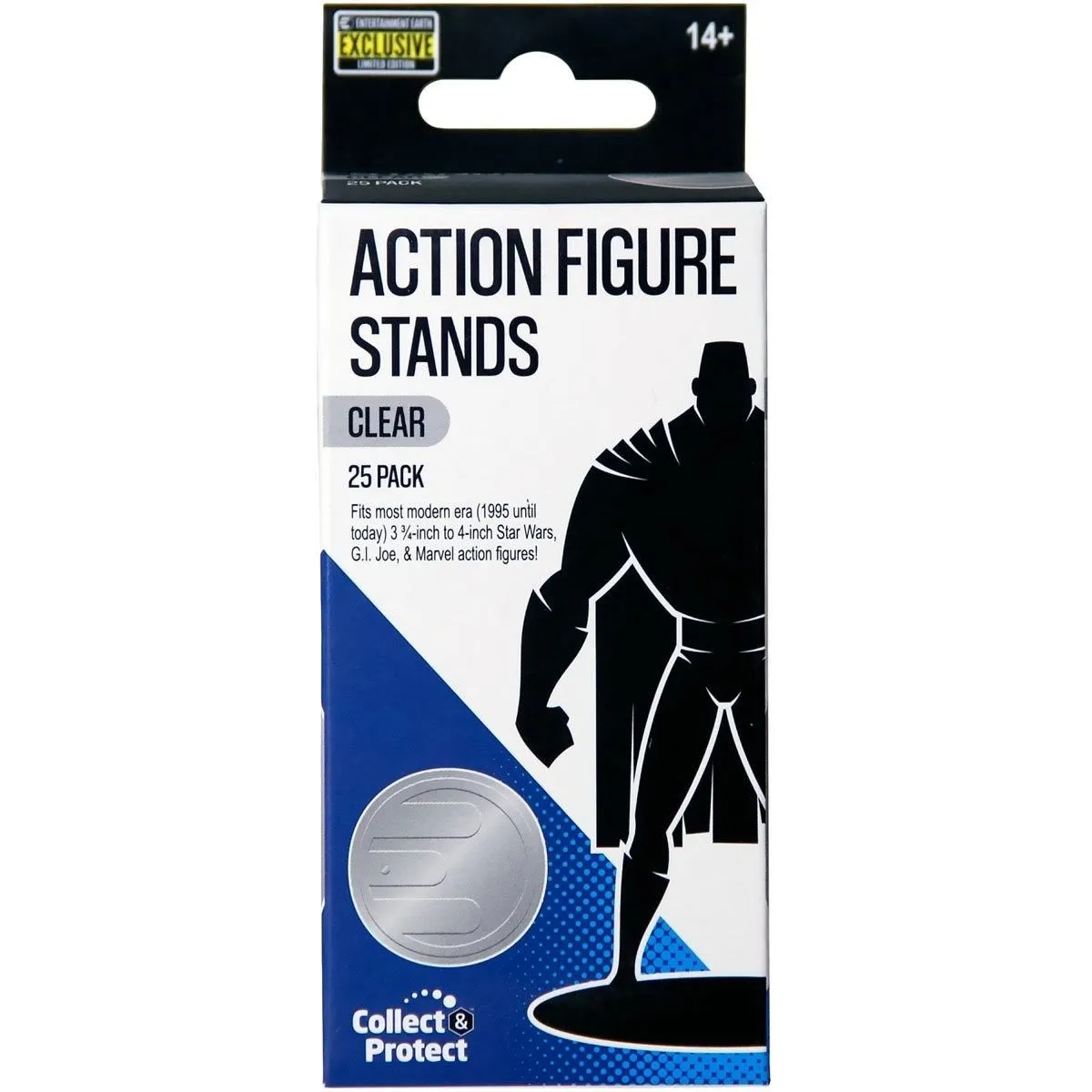 Product image for Action Figure Stands 25-Pack - Clear