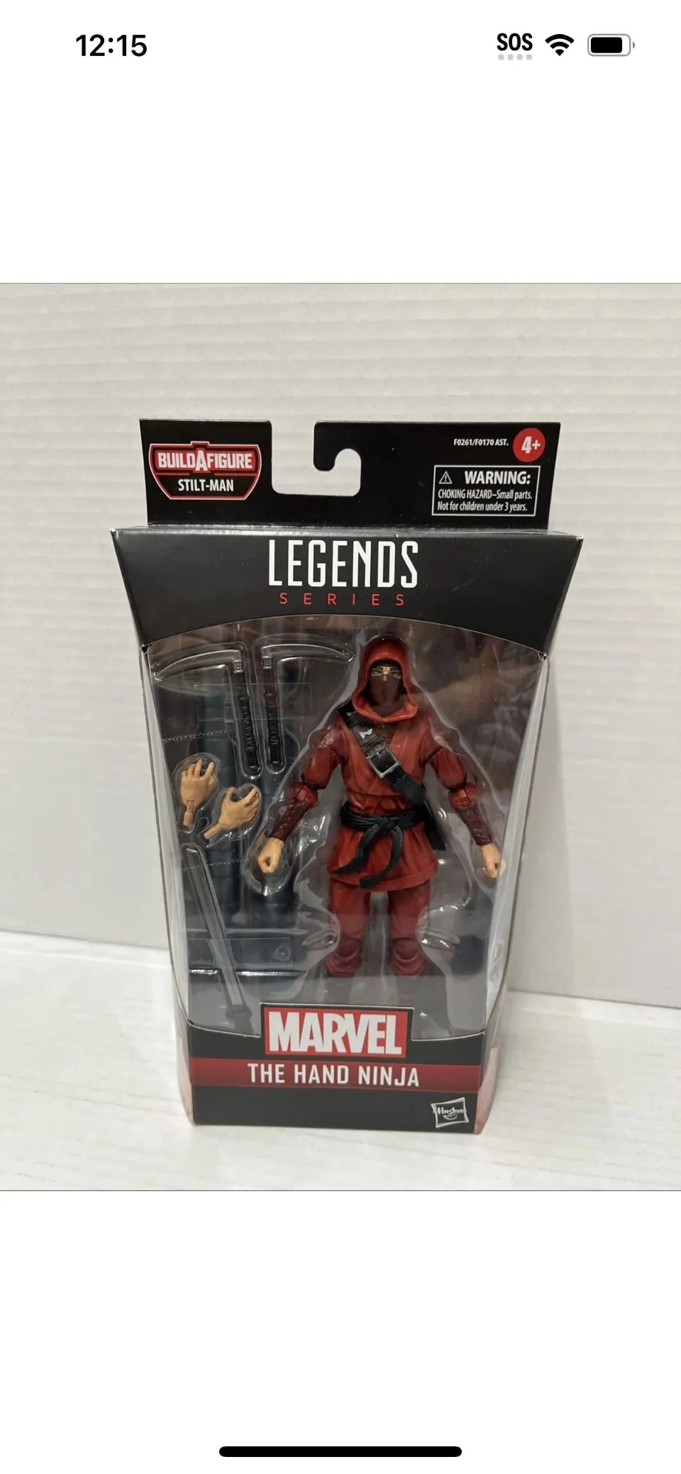 Product image for Marvel Legends Series The Hand Ninja 6" Figure with Stilt-Man Legs Pieces MIB