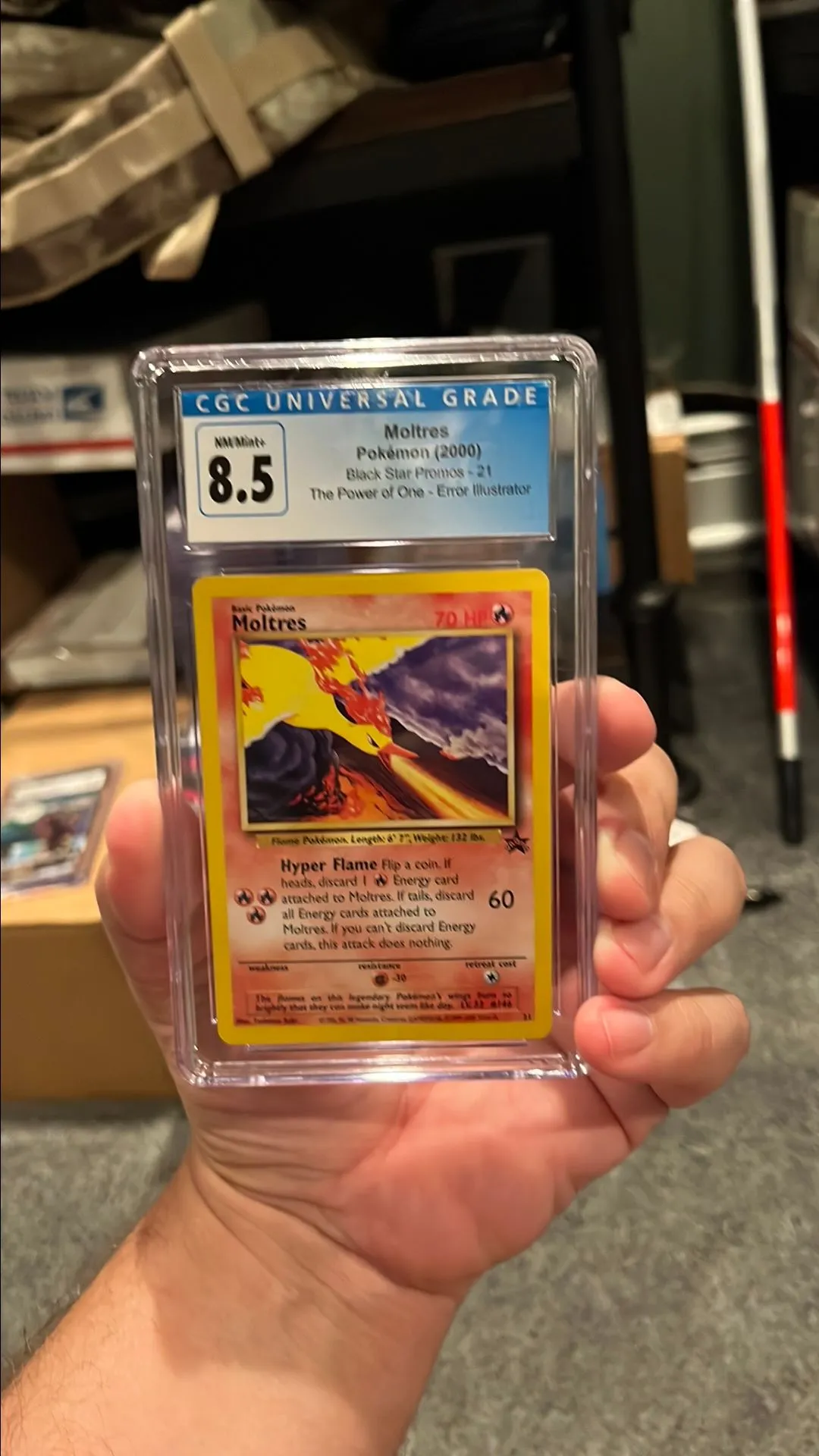 Product image for Moltres Black Star Promo