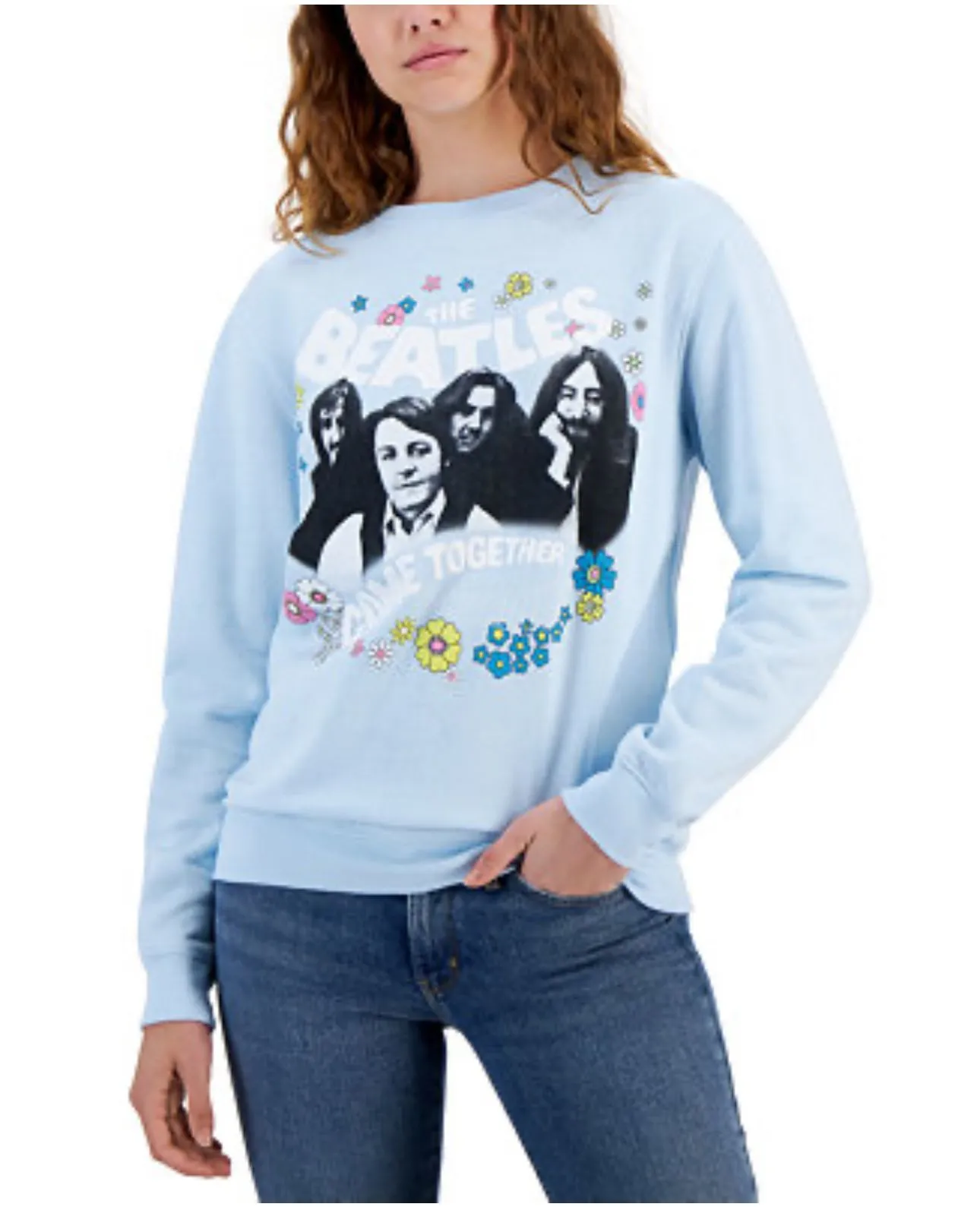Product image for 88. Love Tribe crewneck Beatles sweatshirt Sz 2x OVERSIZED