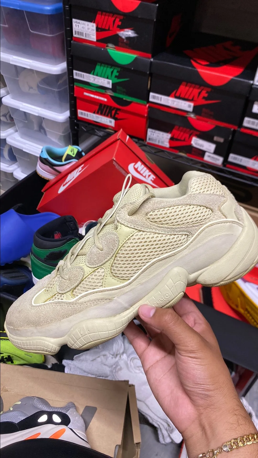 Product image for Size 10.5 - Yeezy 500 Super Moon Yellow