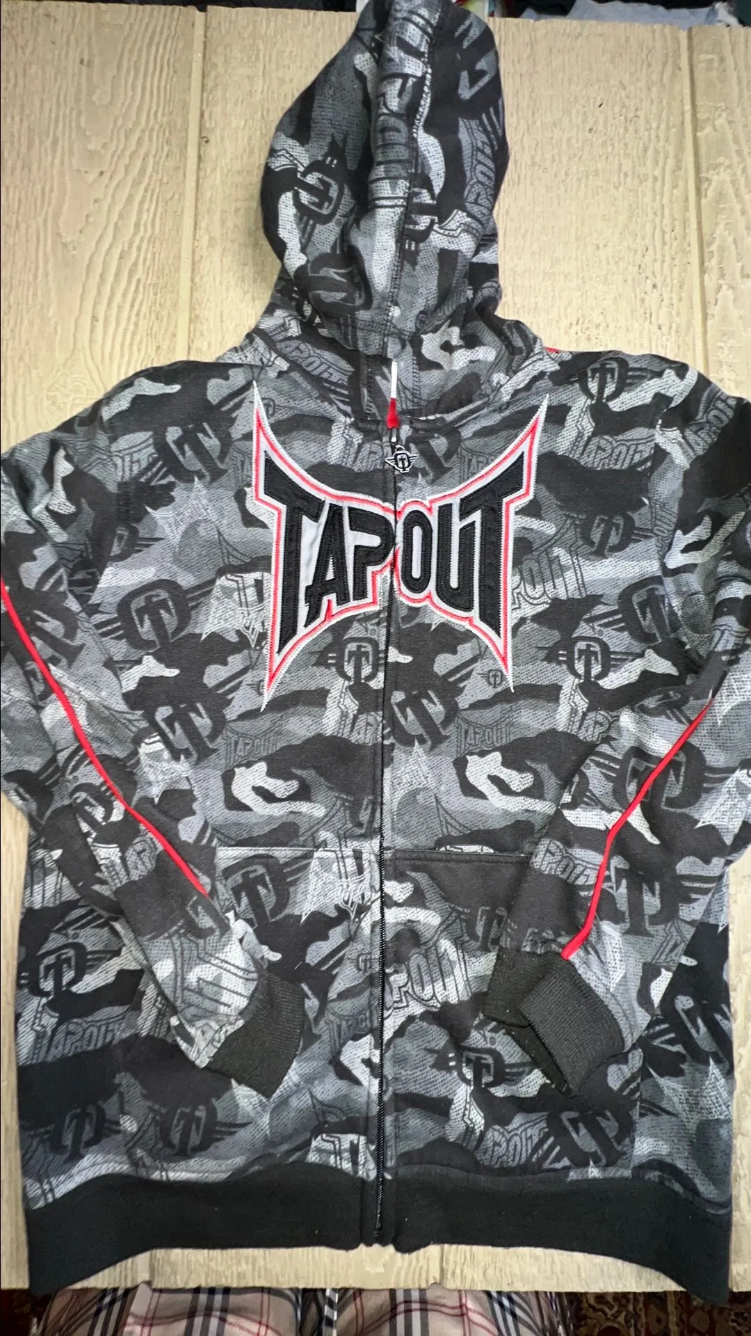 Product image for 00s TAPOUT Zip Hoodie Kids (20X25.5)