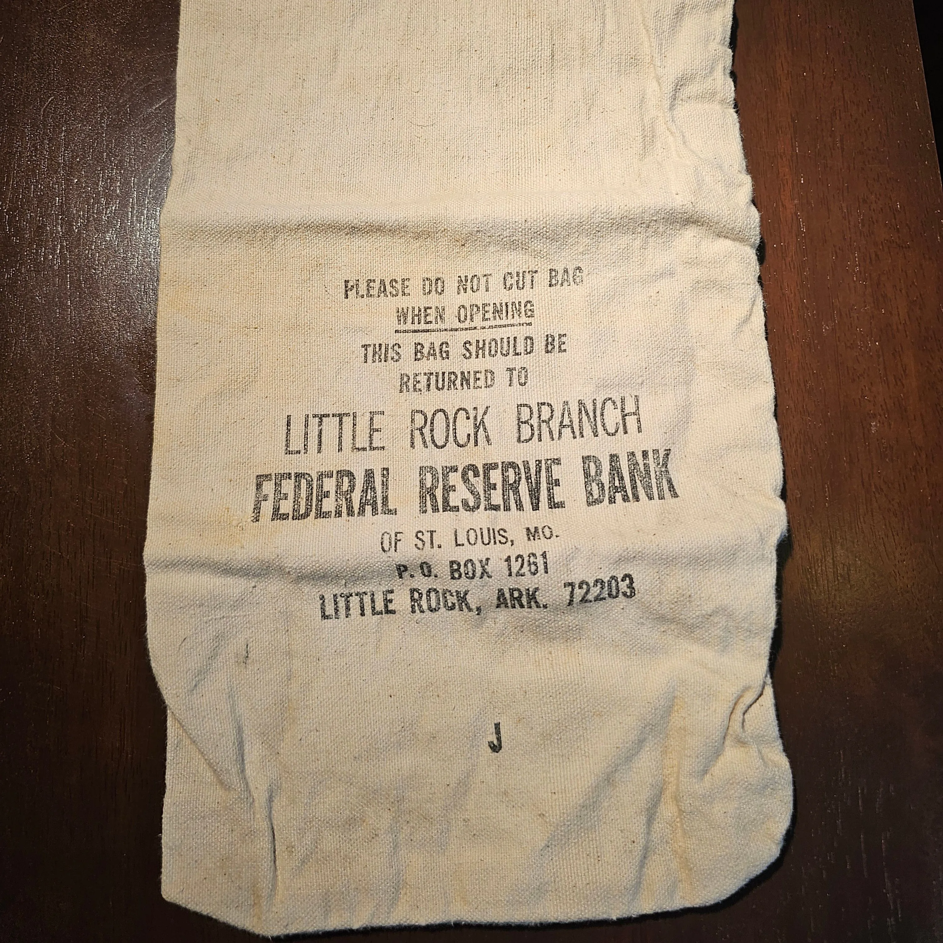 Product image for Federal reserve bank bag little rock
