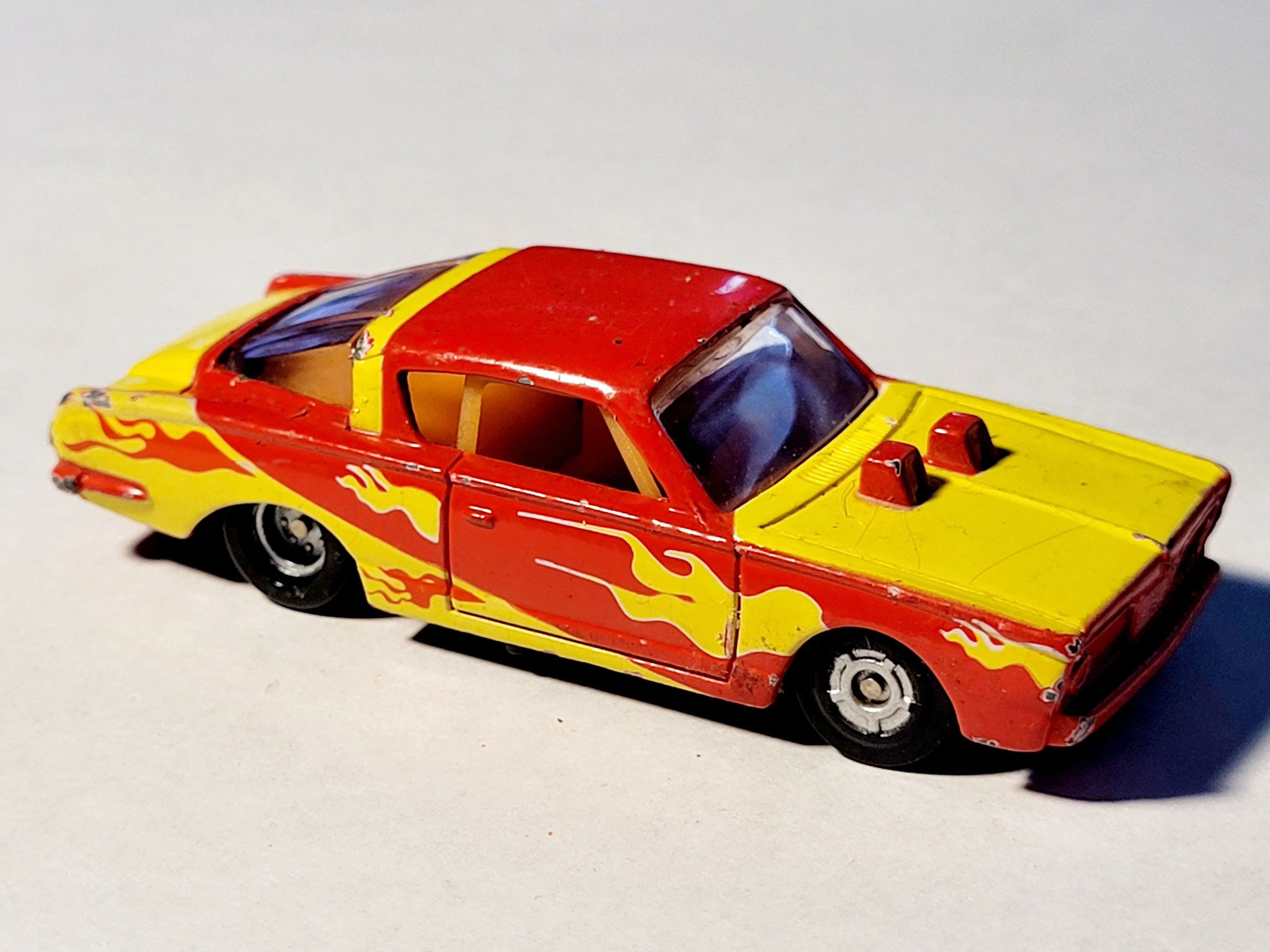 Product image for Racing Champions 1965 Plymouth Barracuda 1993 Street Wheels Series Die-Cast 1:64 Car. Lots of Scuffs