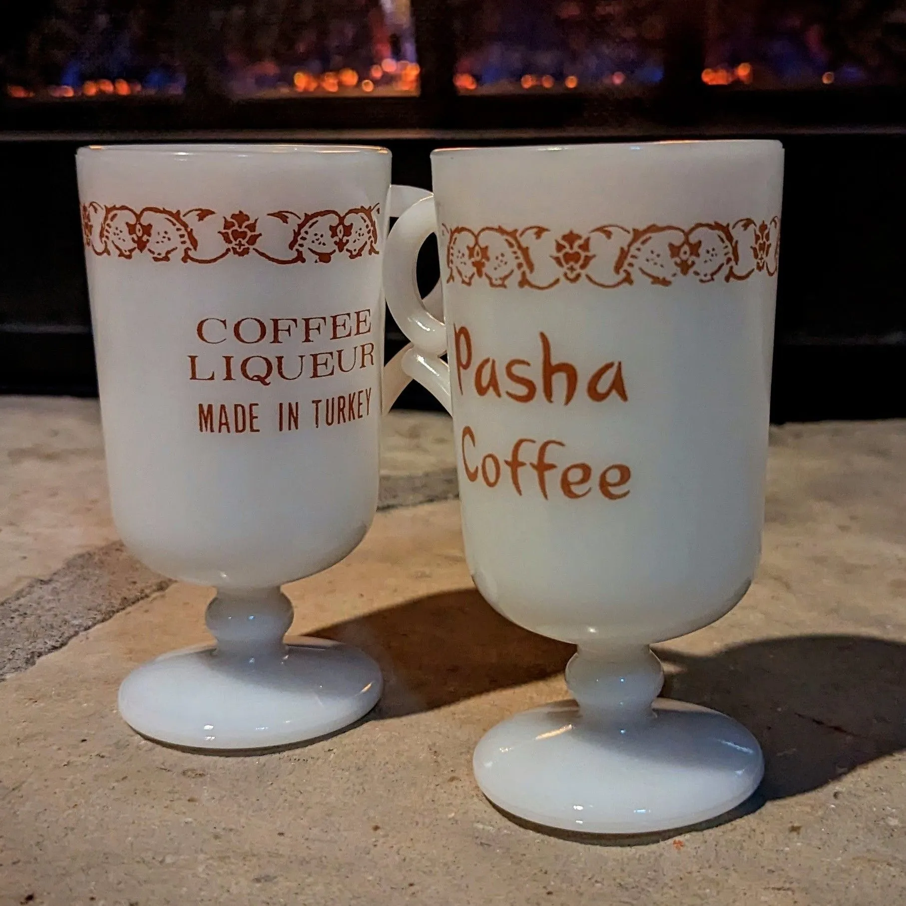 Product image for Vintage Milk Glass Mugs