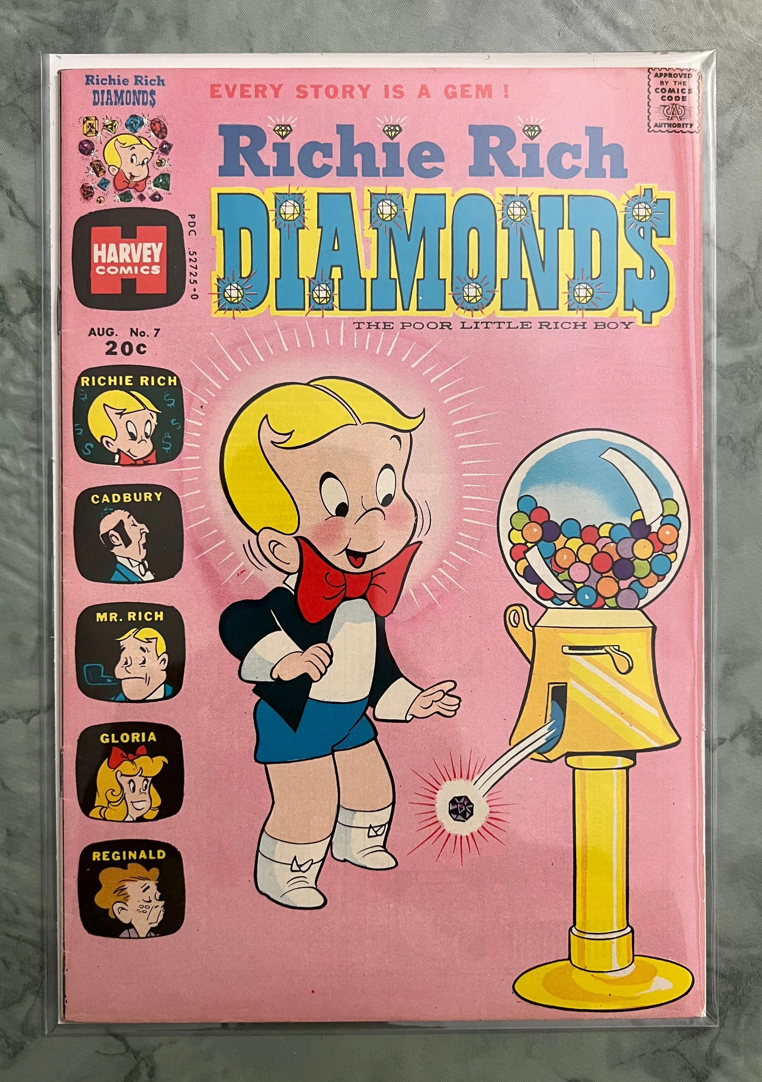 Product image for RICHIE RICH DIAMONDS 7 HARVEY COMICS 1973