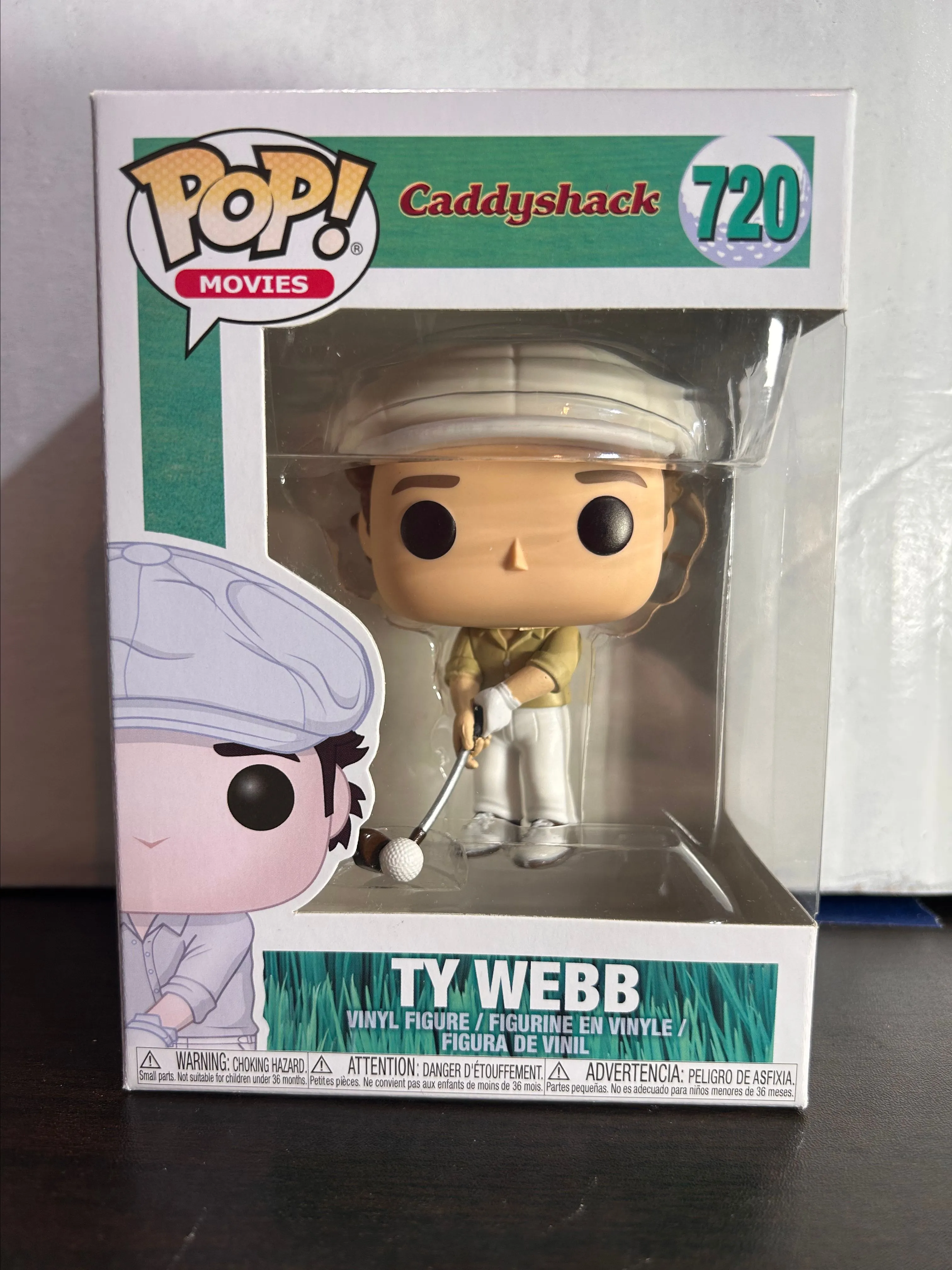 Product image for Ty Webb Caddyshack Movies Vaulted Funko Pop 720 With Protector