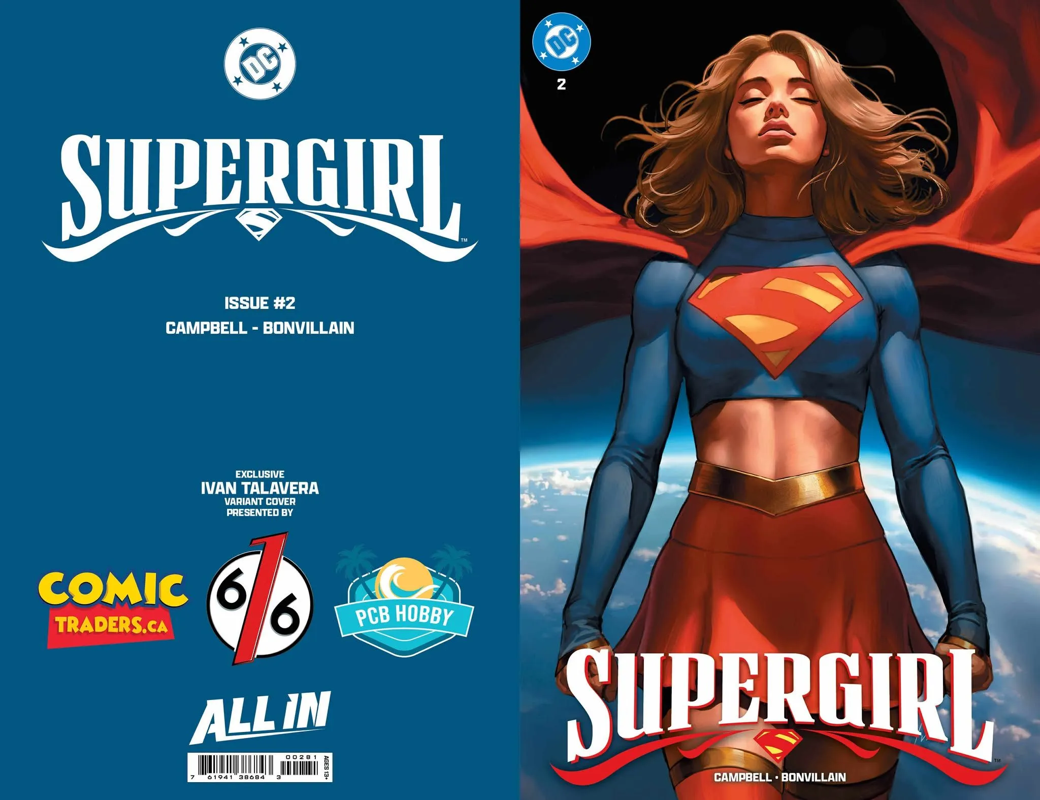 Product image for SUPERGIRL #2 IVAN TALAVERA EXCLUSIVE TRADE VARIANT 