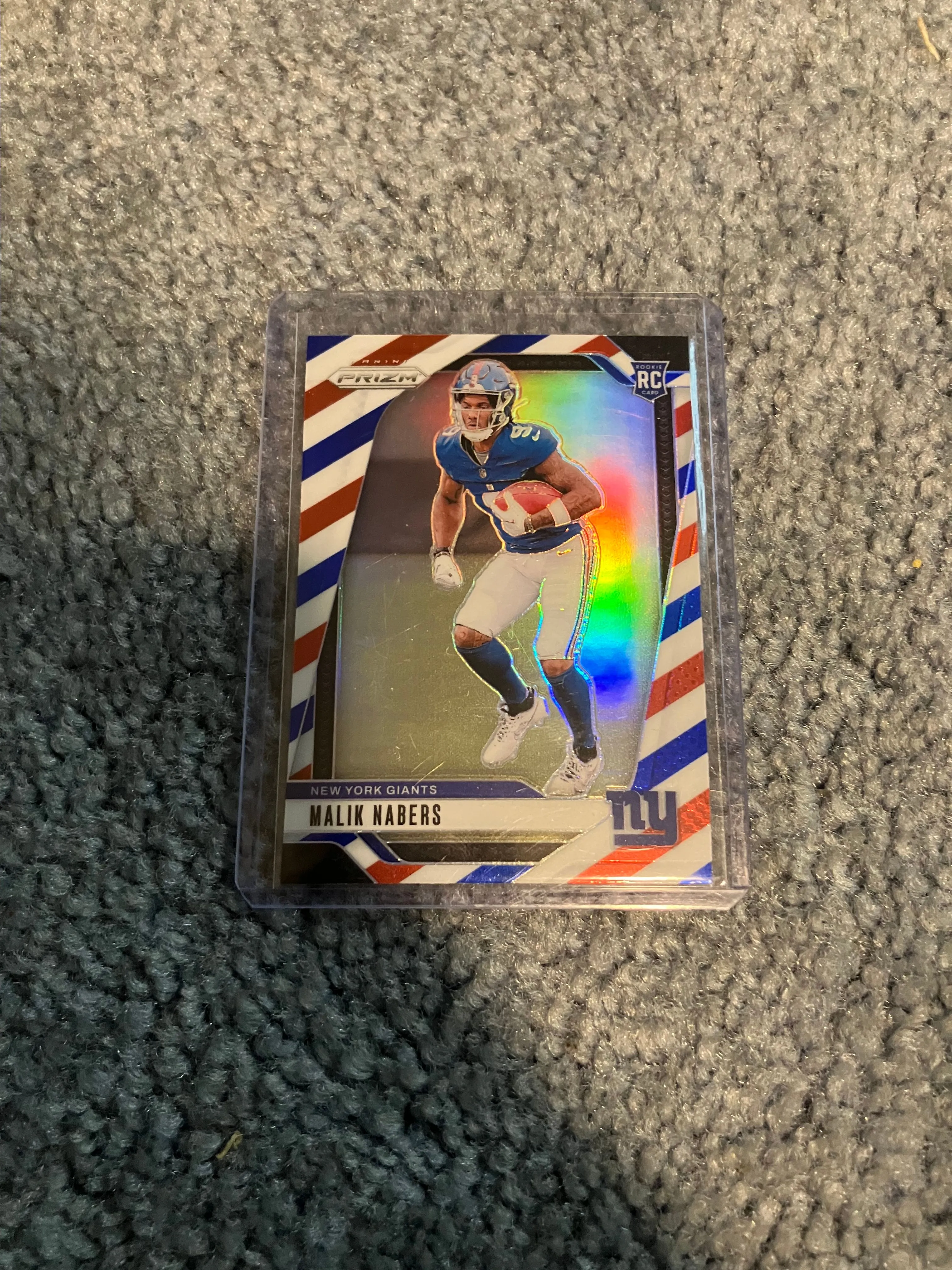 Product image for malik nabers rwb prizm rookie