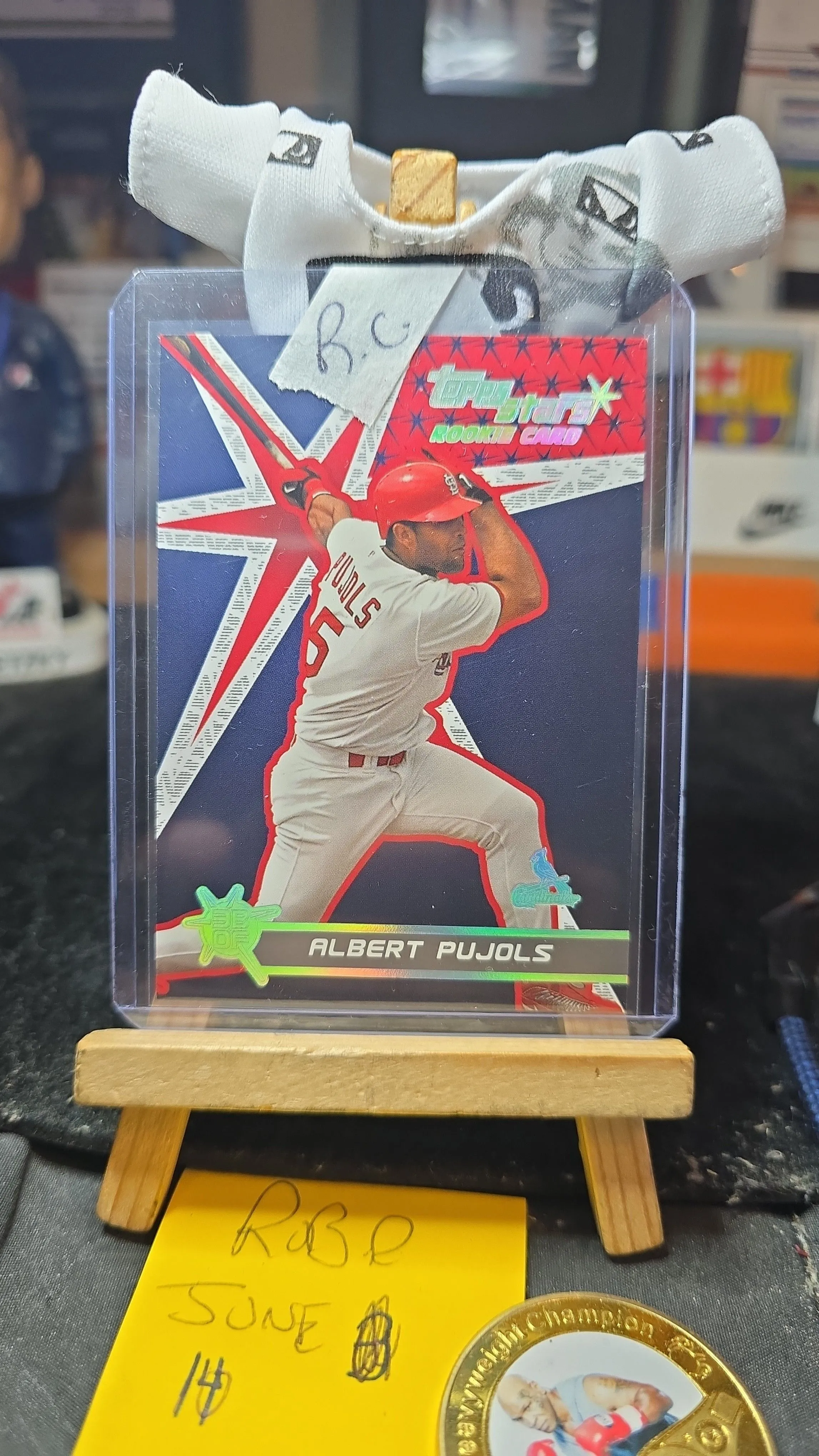 Product image for 2001 topps stars ALBERT PUJOLS RC rookie card