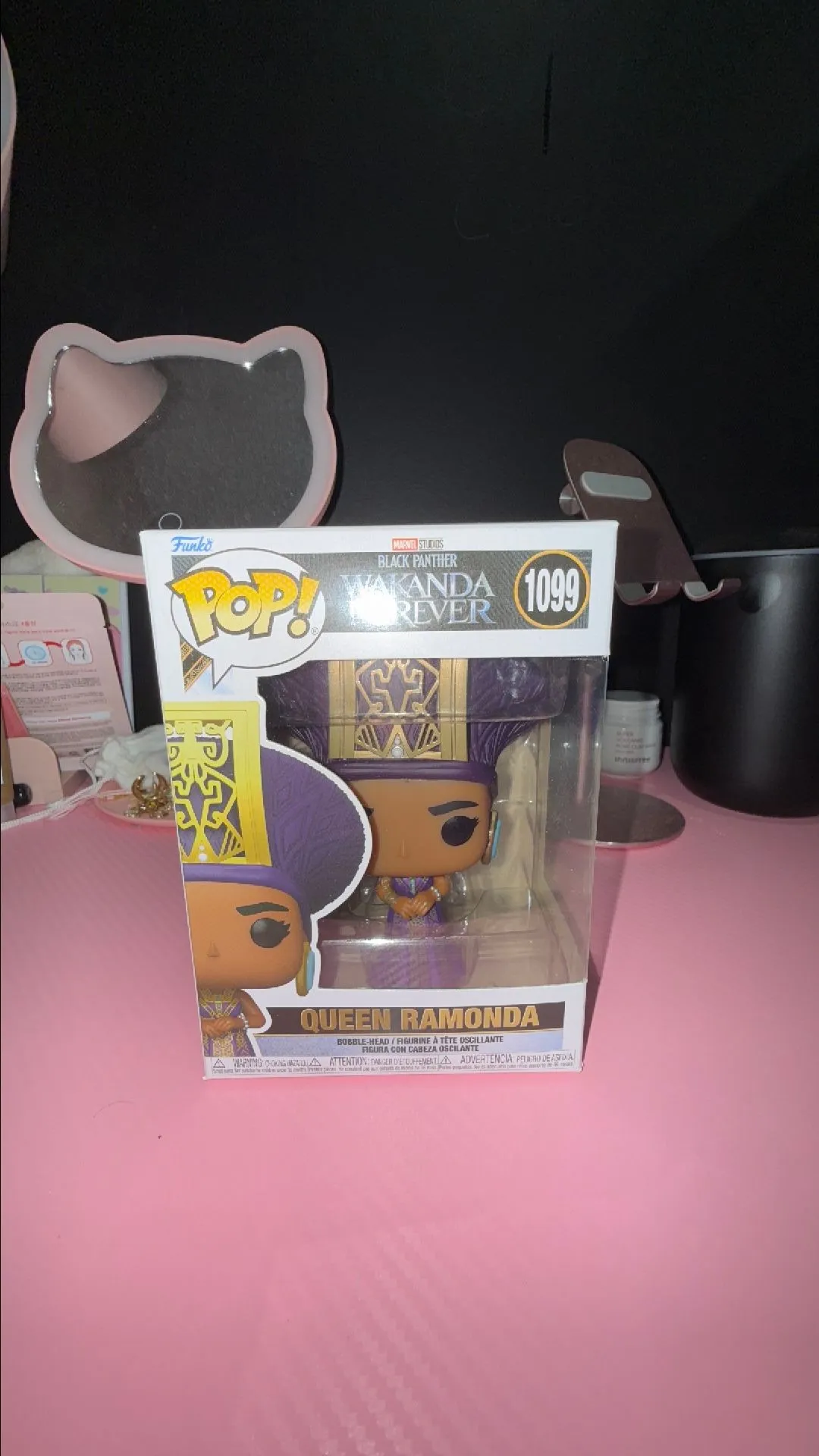 Product image for Funko POP Figure Black Panther Wakanda Forever Queen Ramonda