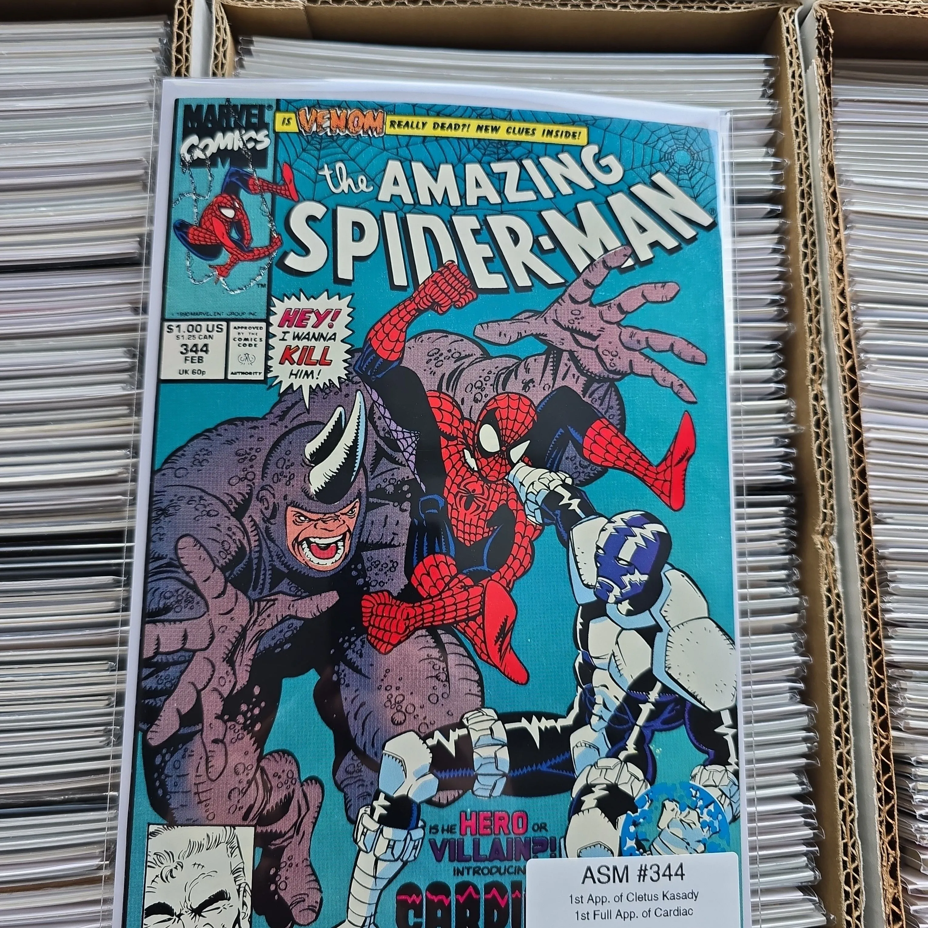 Product image for ASM #344 (1st Full App. of Cletus Kasaday)