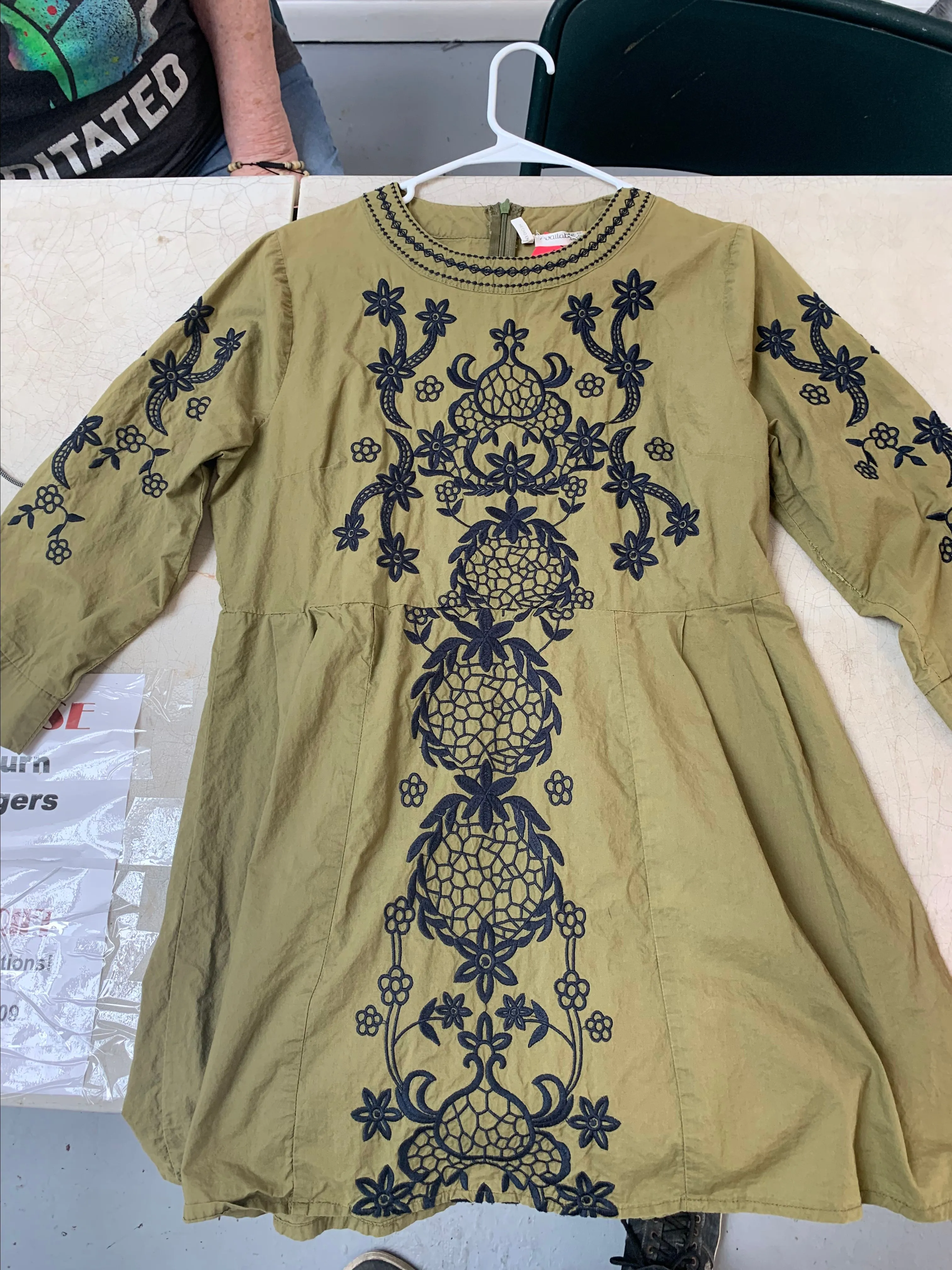 Product image for Embroidered Shirt Large