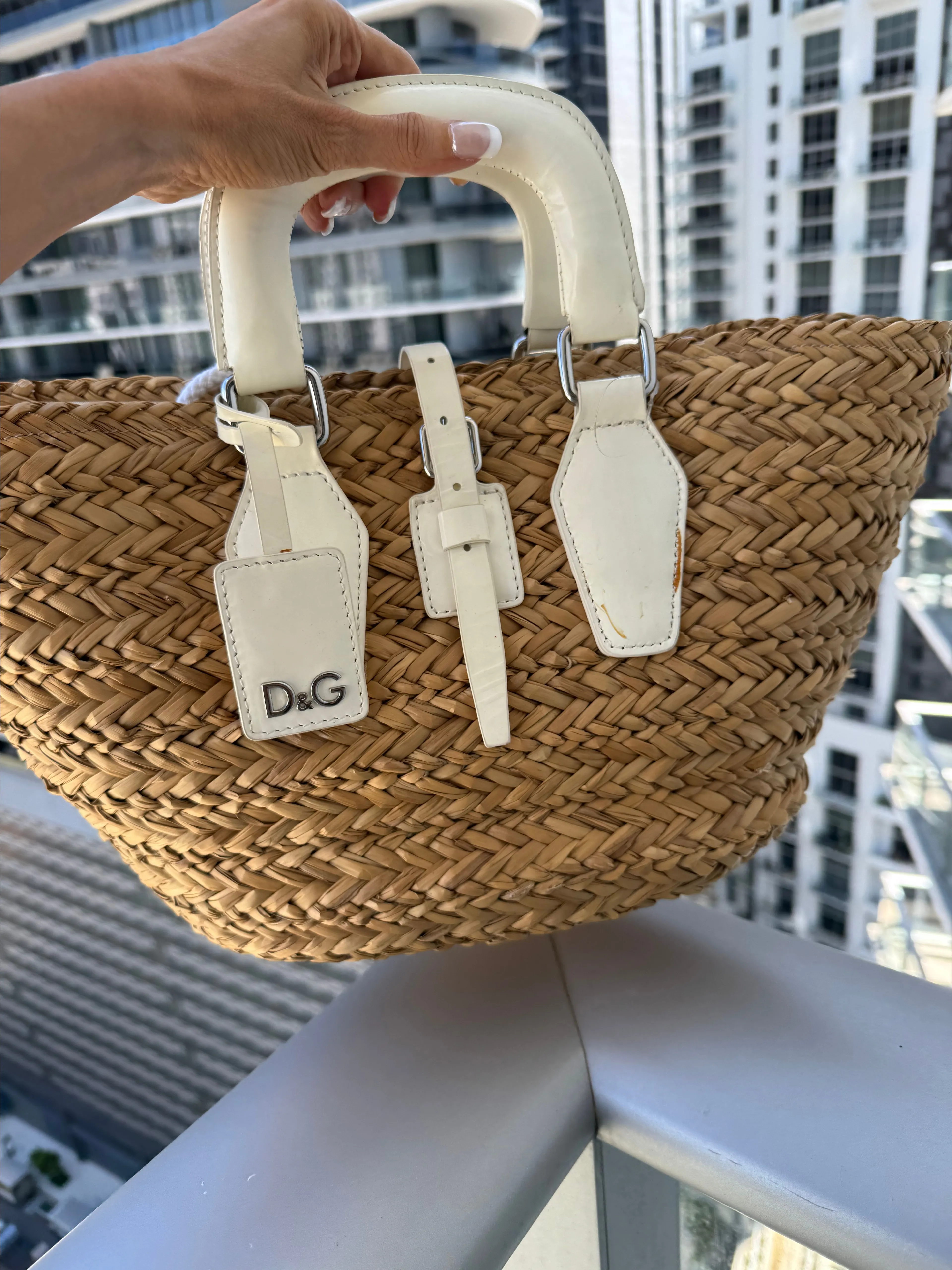 Product image for 57. Dolce & Gabanna Straw Tote